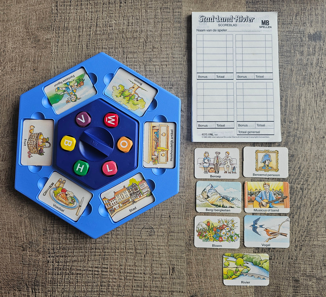 MB spel stad land rivier - klassieke namenspel