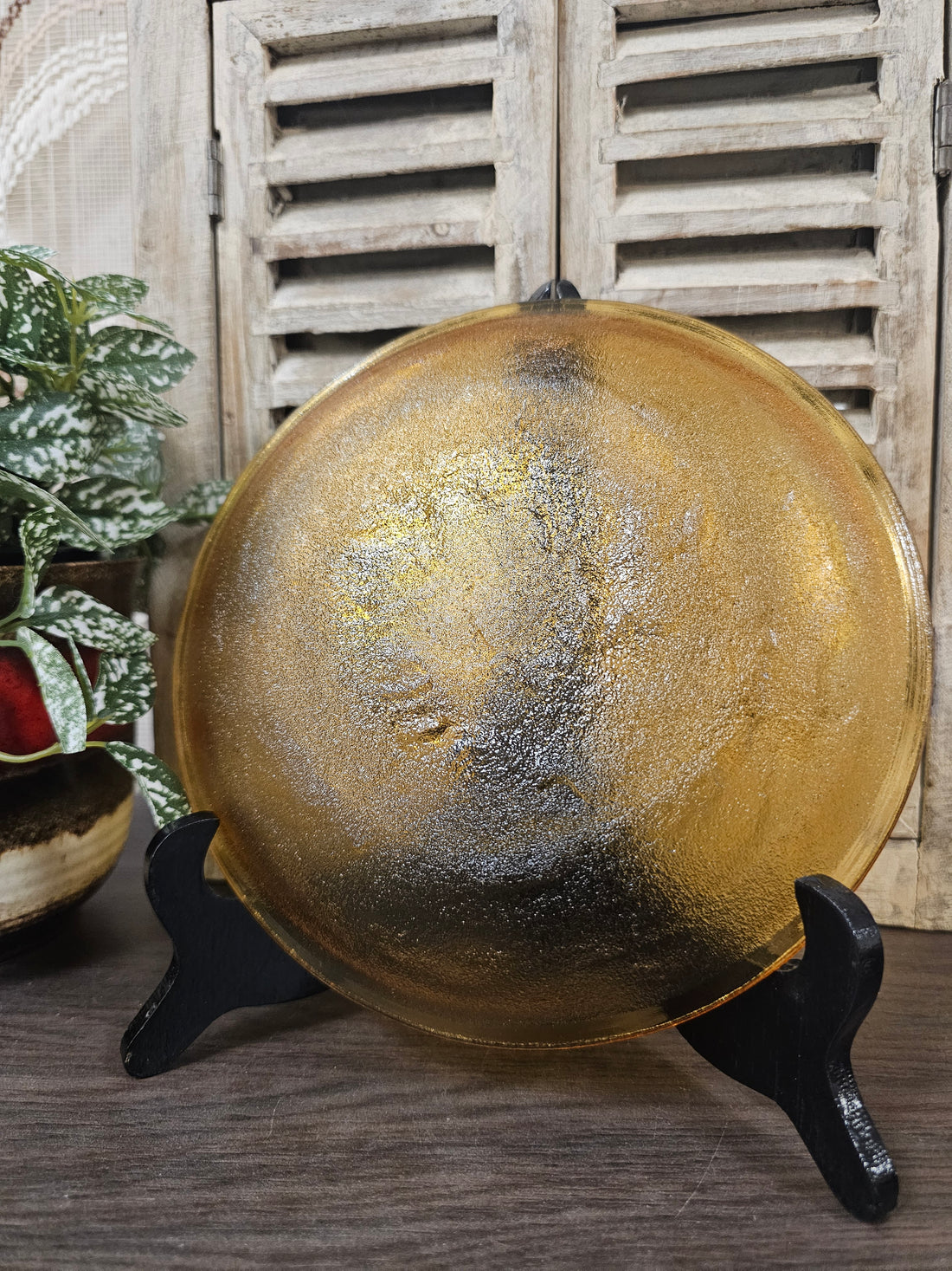 Arcoroc France Sierra amberkleurige ontbijt bord