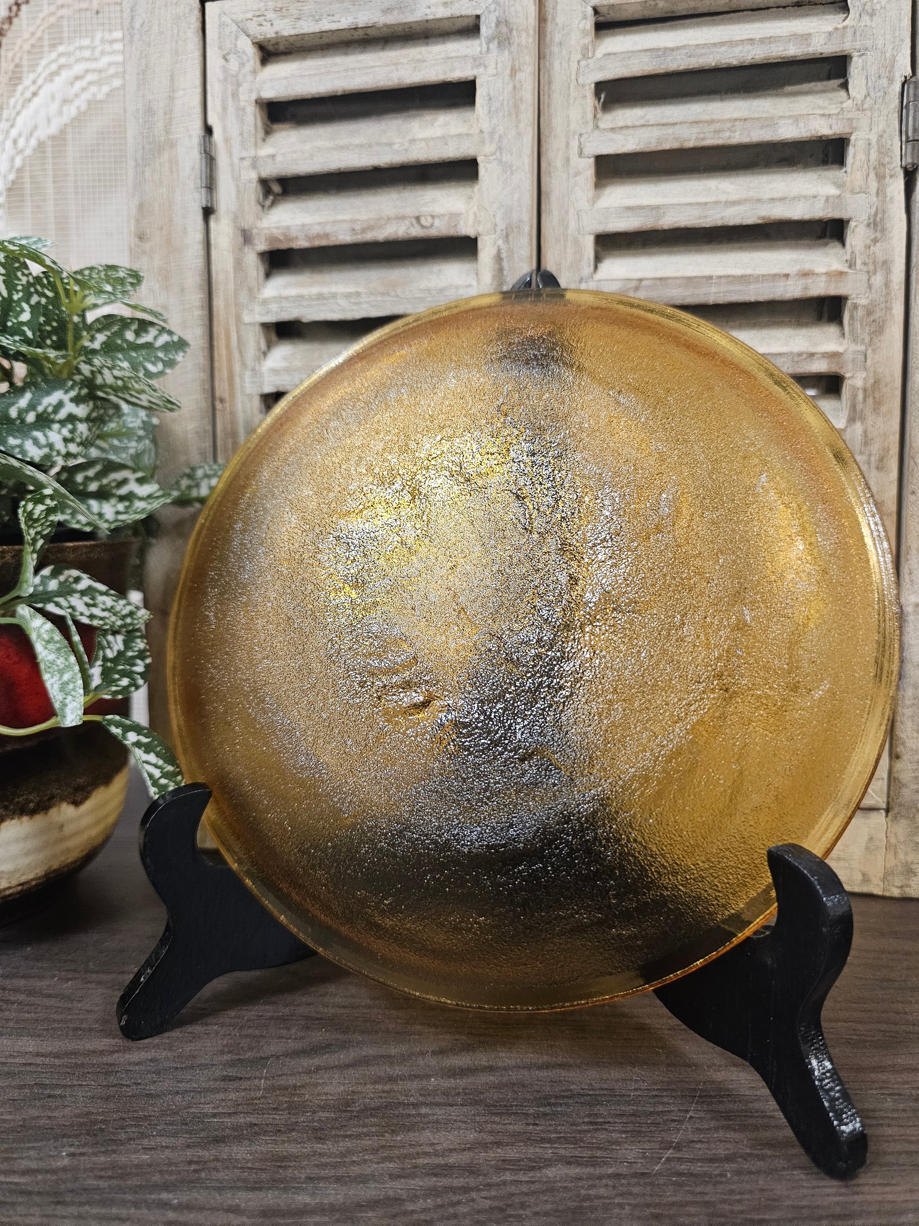 Arcoroc France Sierra amberkleurige ontbijt bord