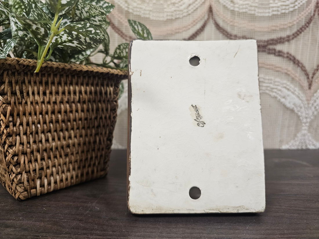 Copeland wanddecoratie – jongen met vogel (10 x 12,5 cm)