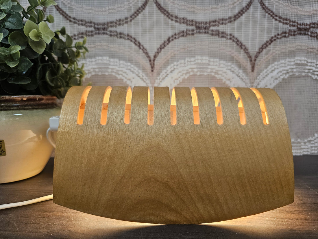 IKEA Strimma wandlamp houten designlamp uit de jaren 90