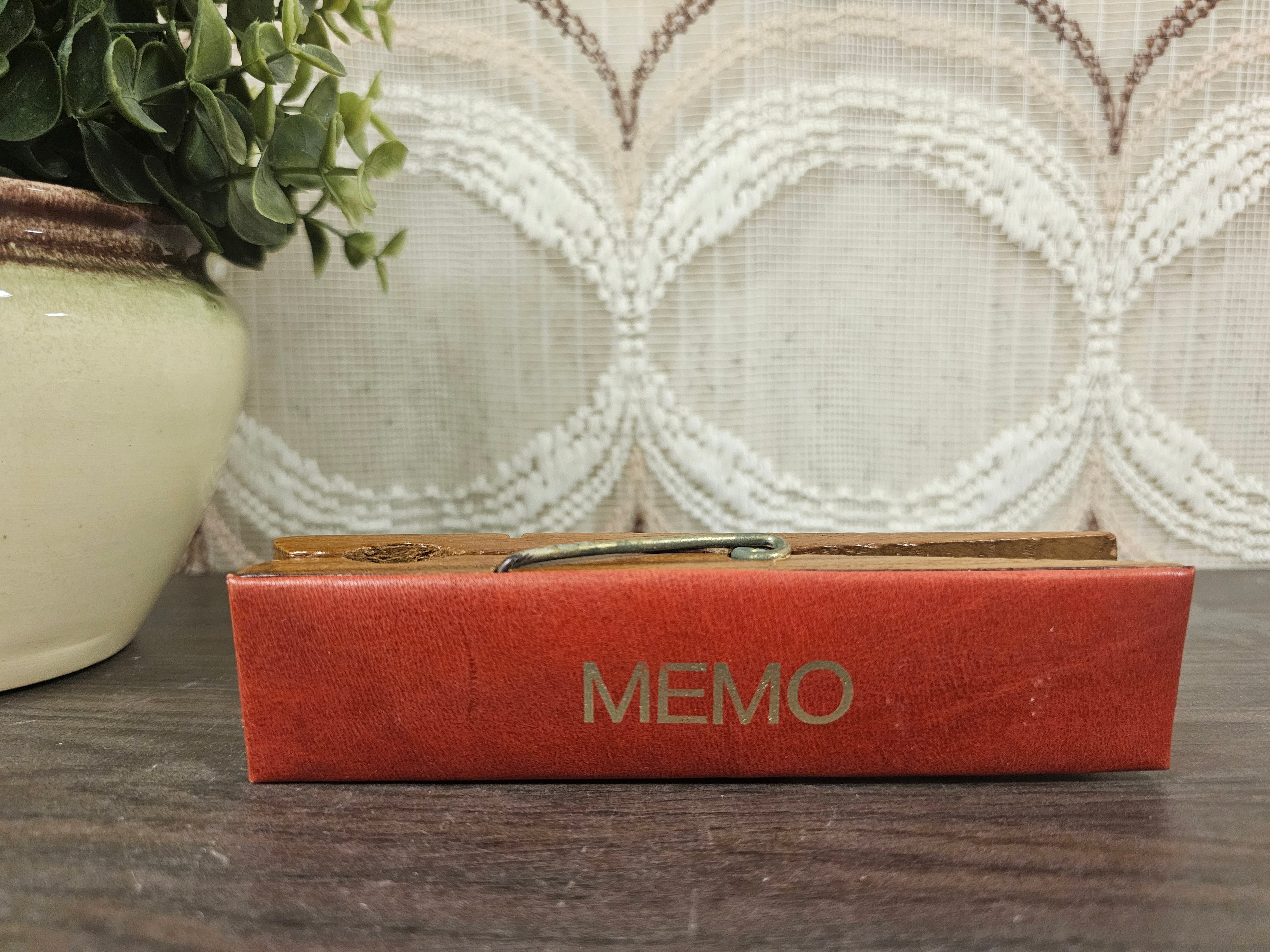 Memo houten bureau knijper