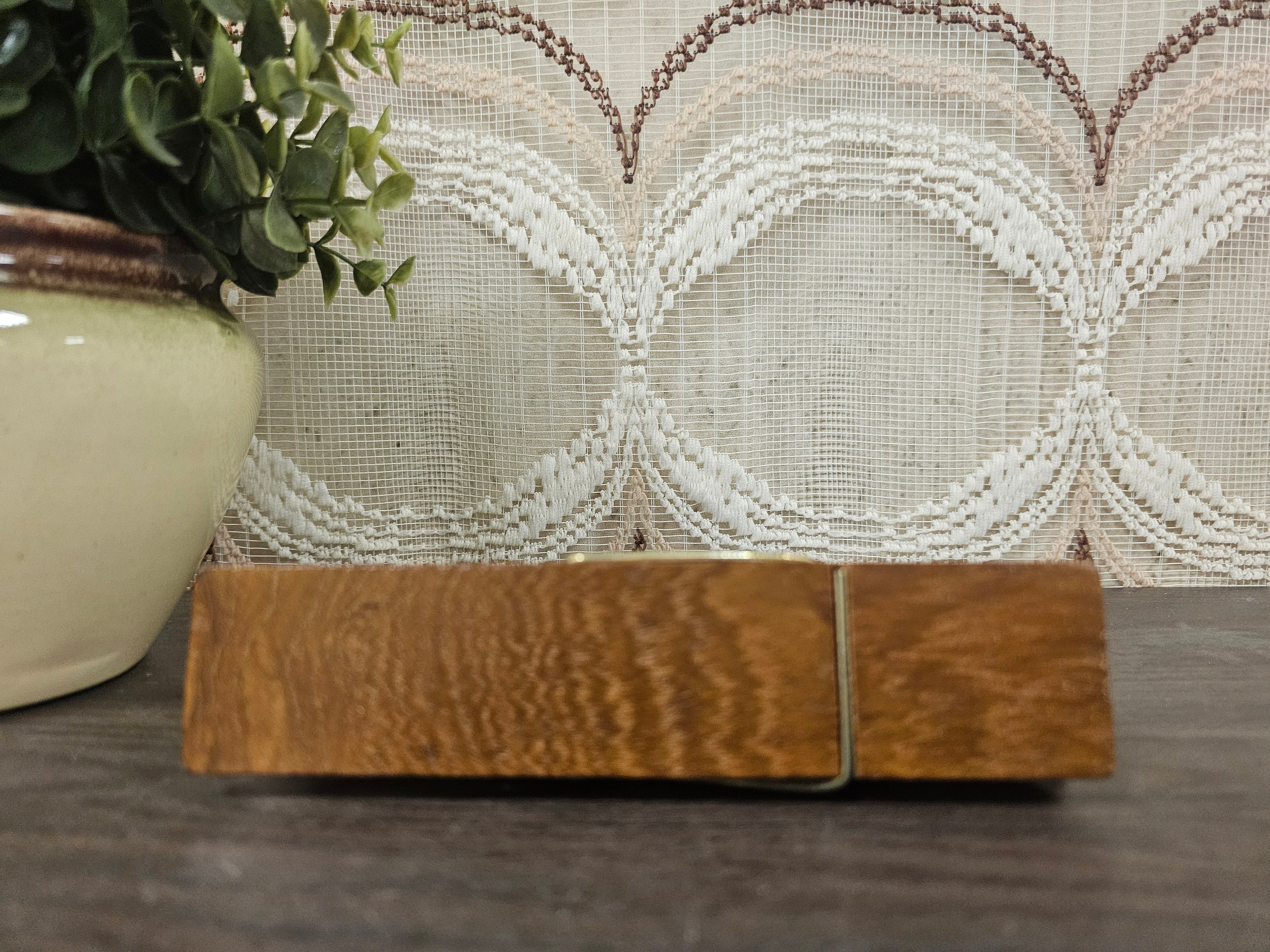 Memo houten bureau knijper