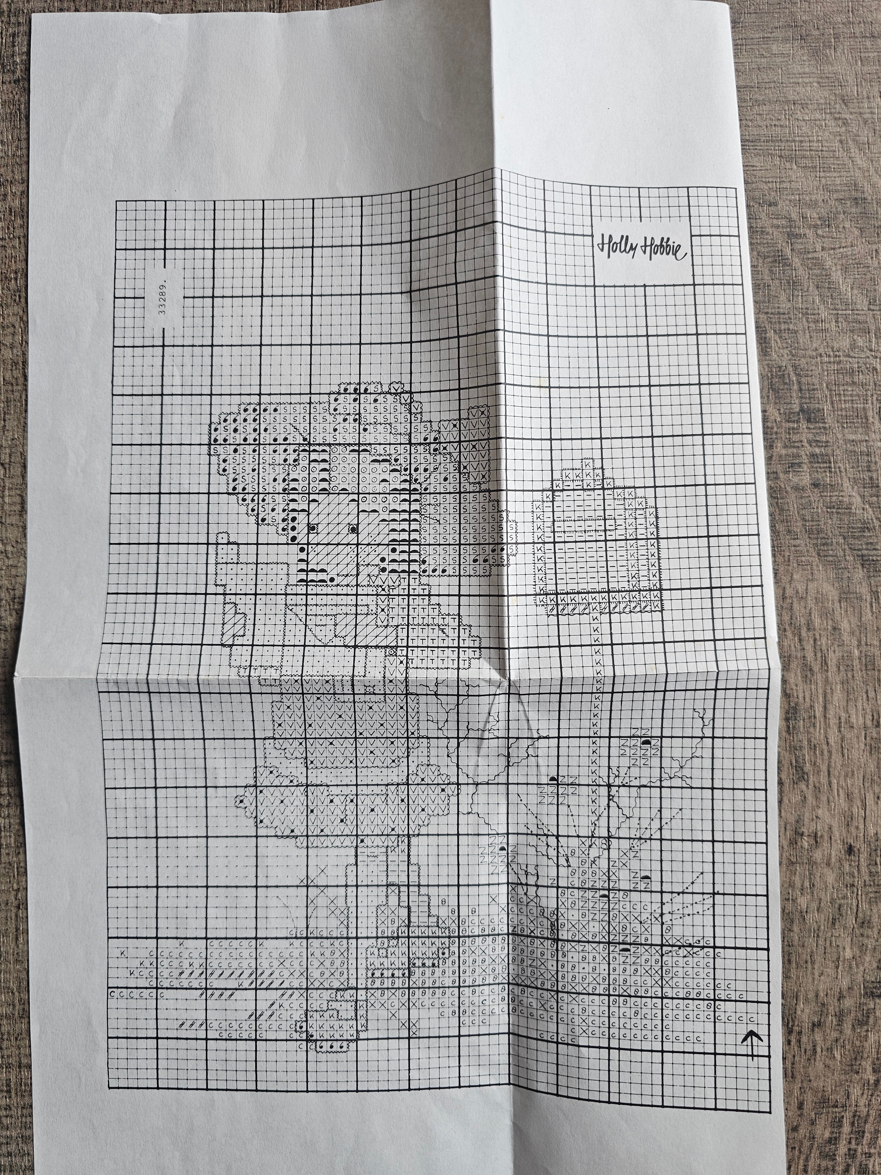 Lanarte borduurpakket Holly Hobbie meisje bij de brievenbus