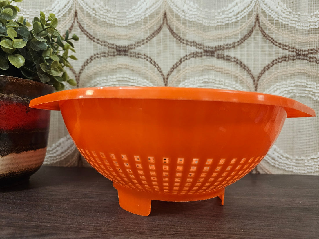 Oranje vintage vergiet