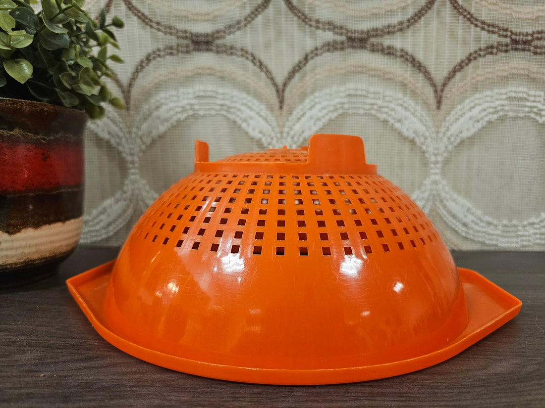 Oranje vintage vergiet