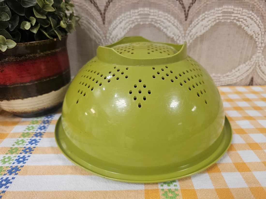 Tupperware vintage groen vergiet