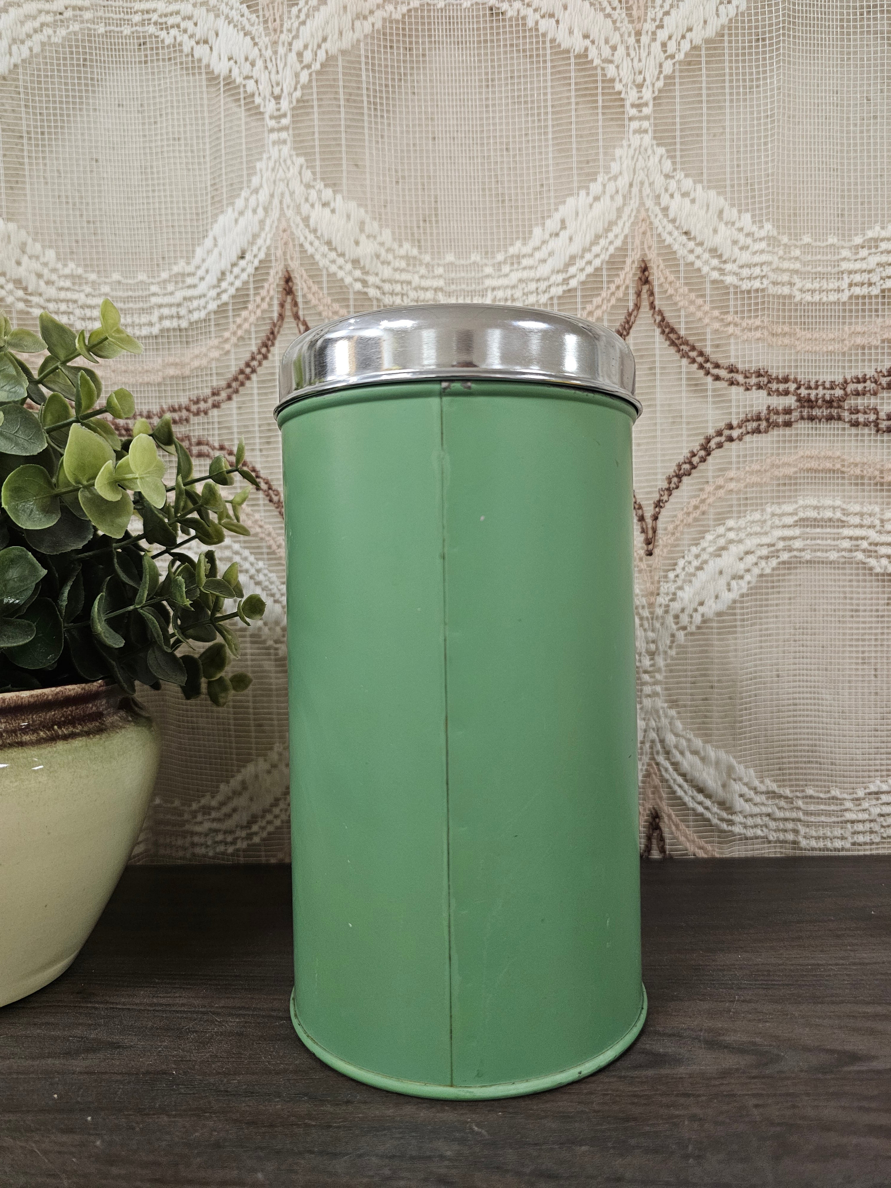 Brabantia vintage beschuitbus groen