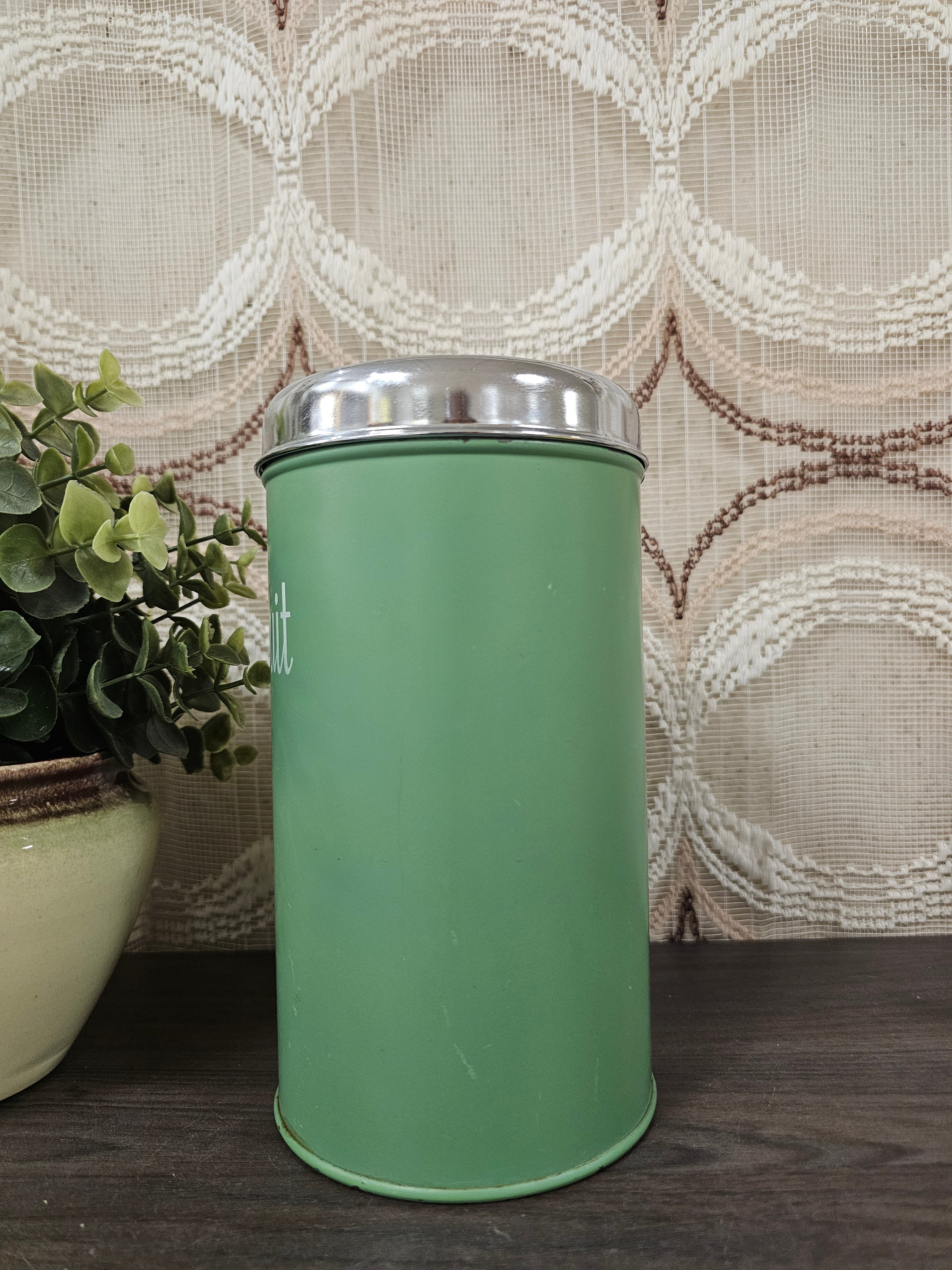 Brabantia vintage beschuitbus groen