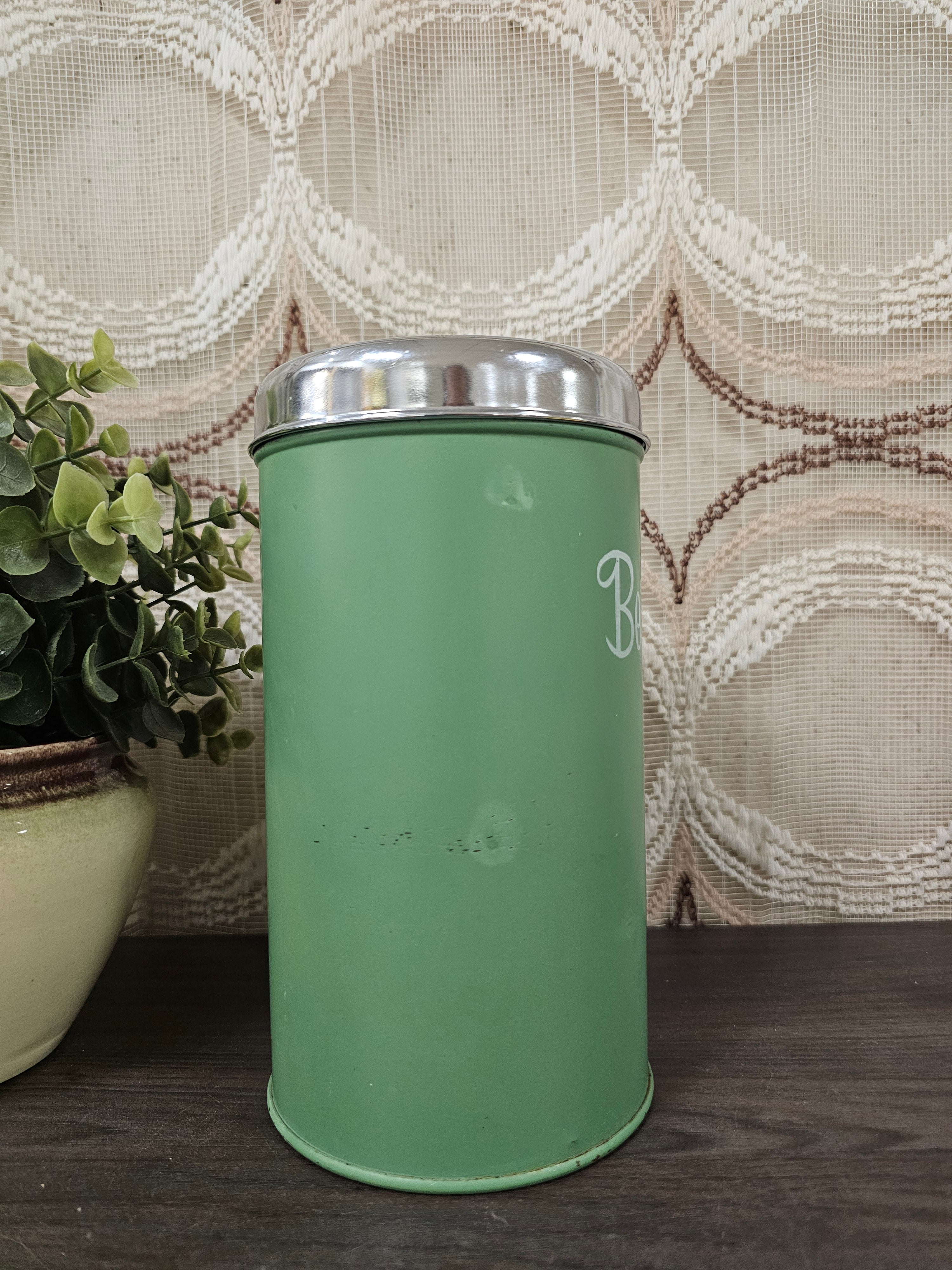 Brabantia vintage beschuitbus groen