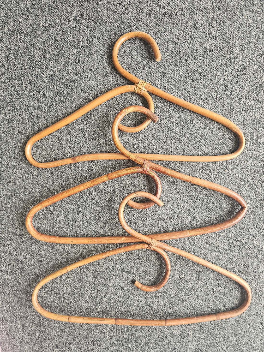 Rotan bamboe vintage kledinghanger