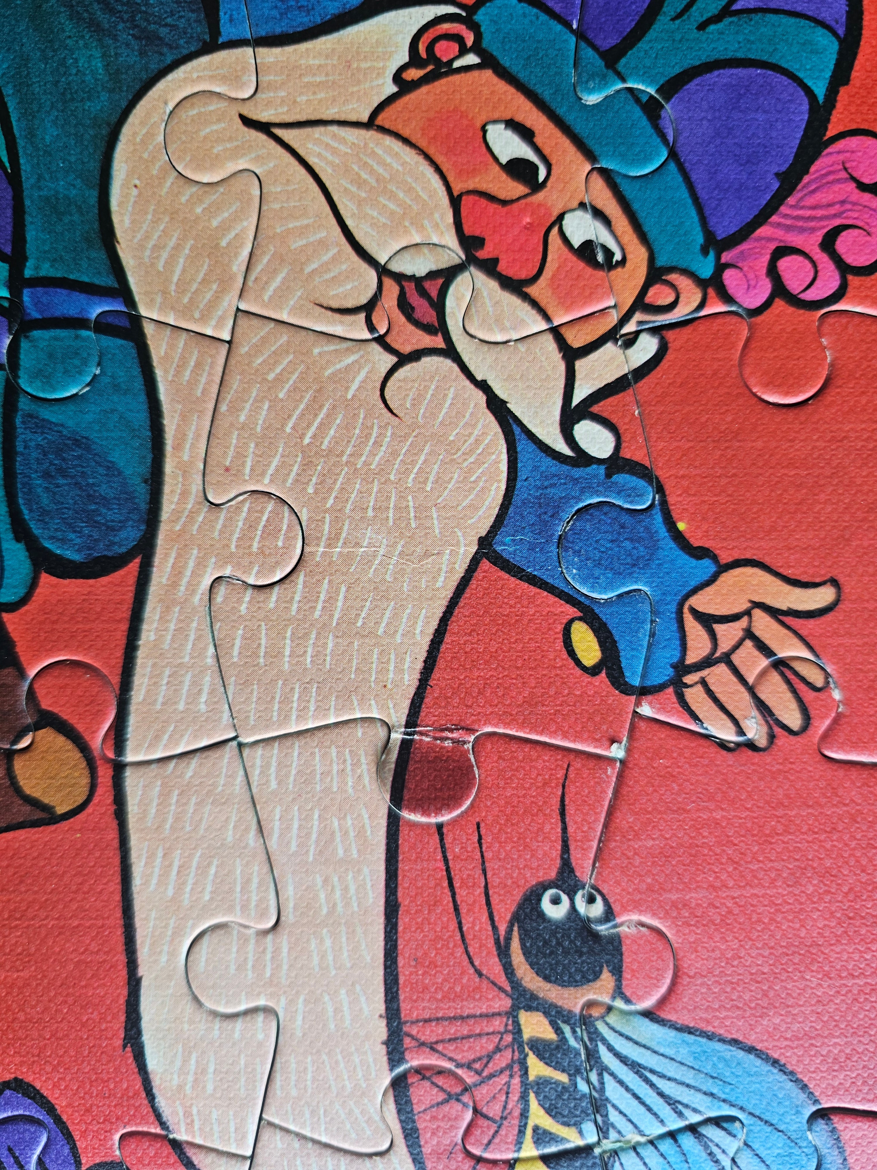 Alfons van Heusden vintage puzzel kabouter