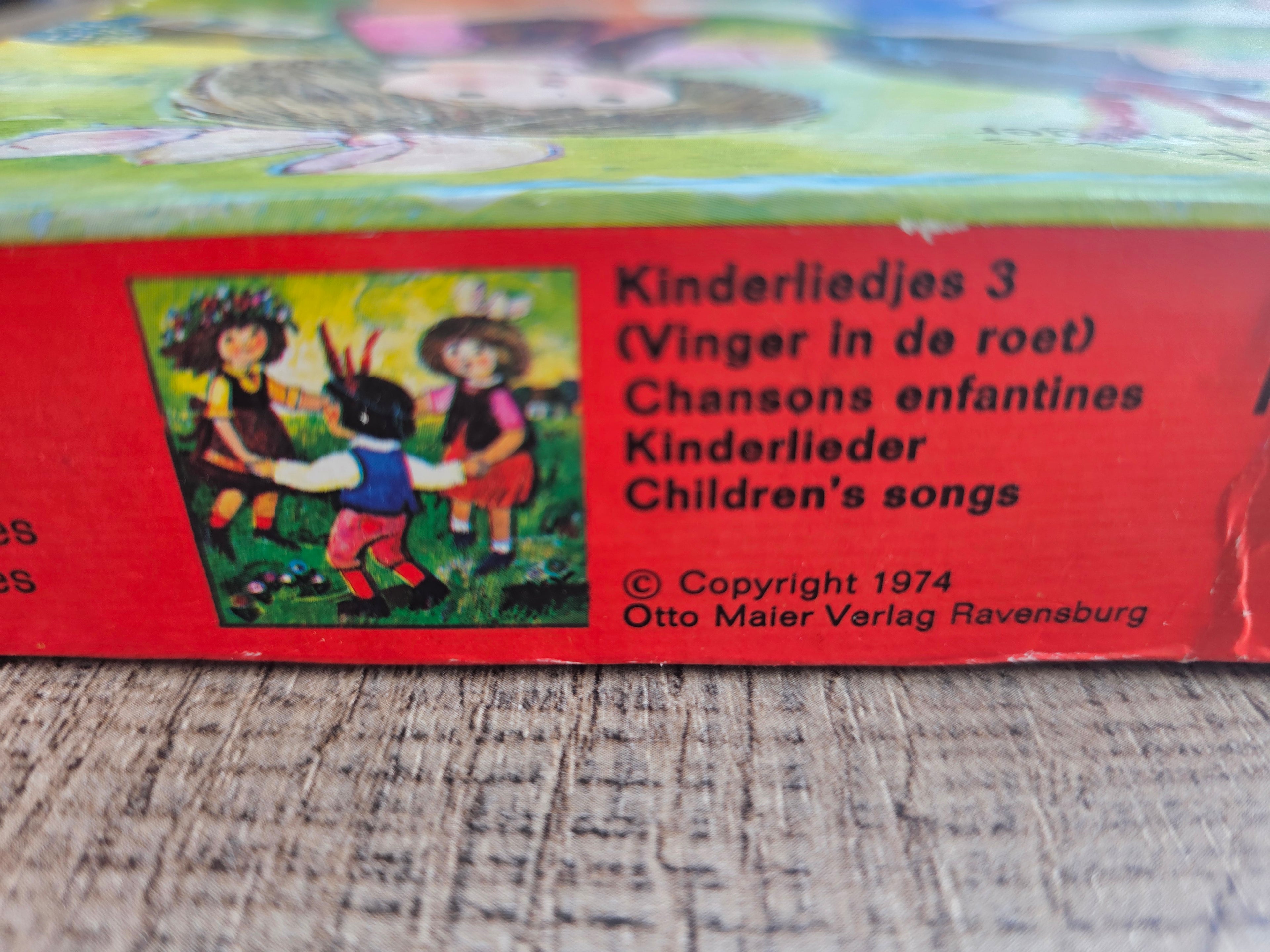 Ravensburger puzzel kinderliedjes 1974