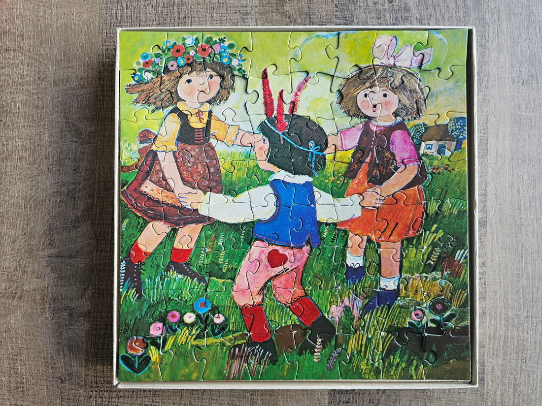 Ravensburger puzzel kinderliedjes 1974