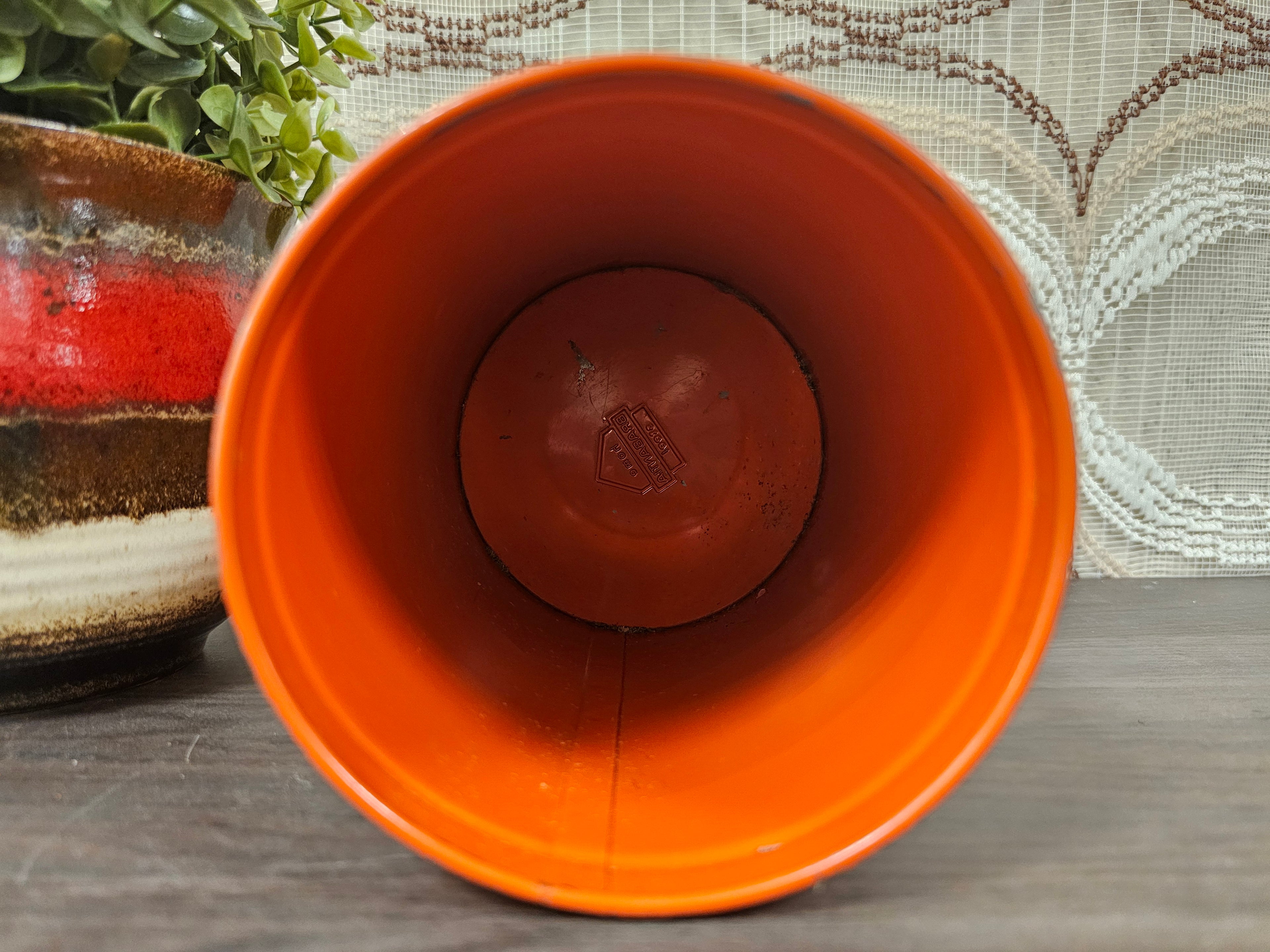 Brabantia koffie oranje blik