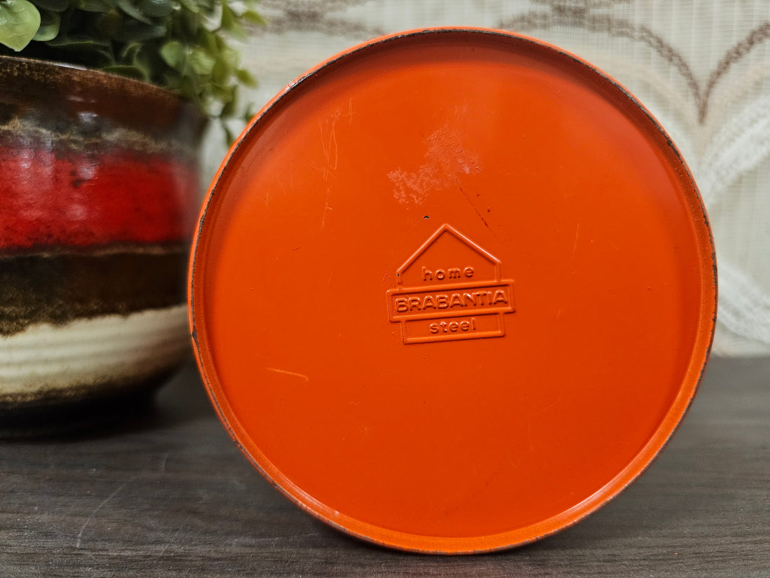 Brabantia koffie oranje blik