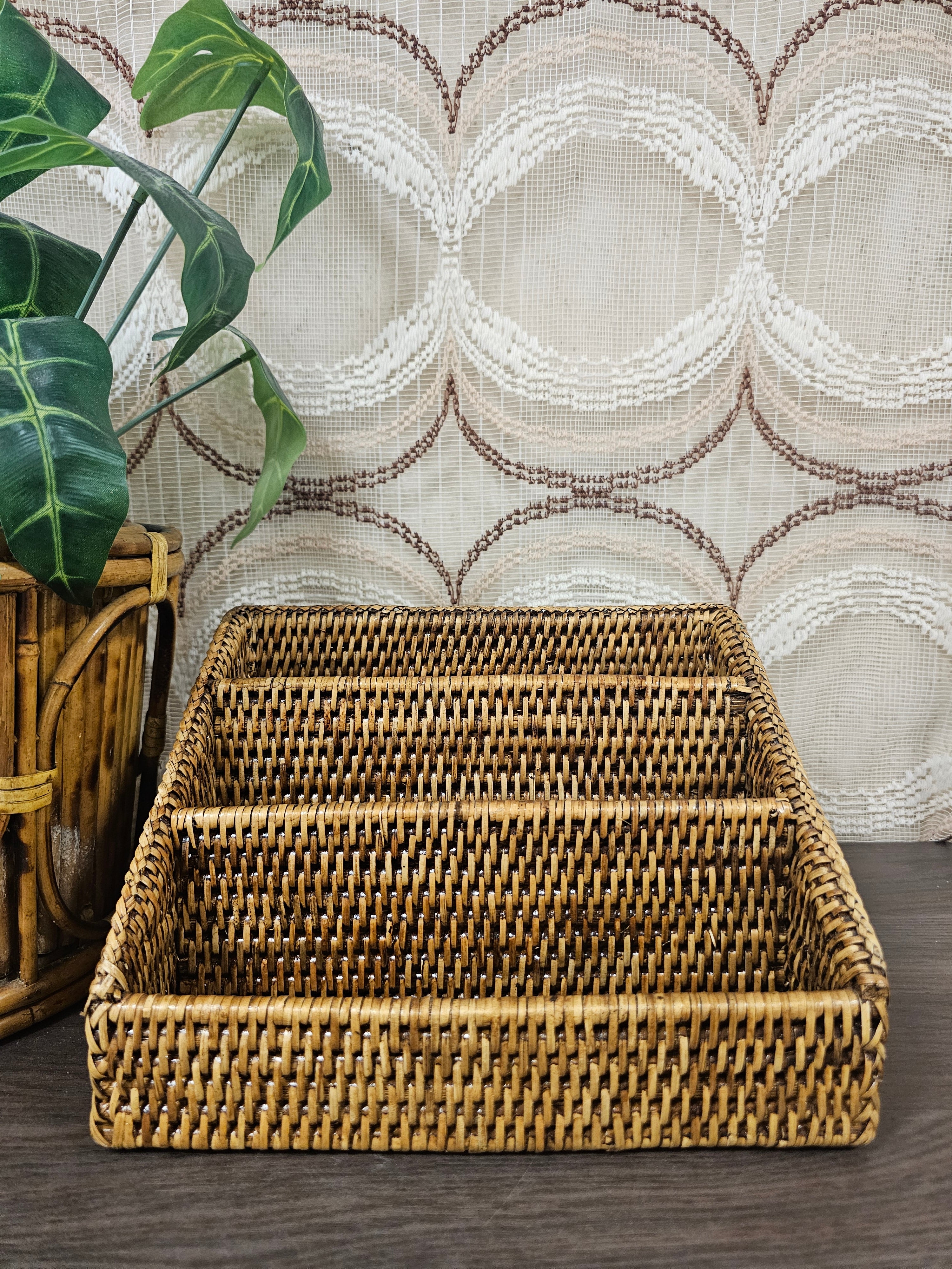 Birma rieten post organizer