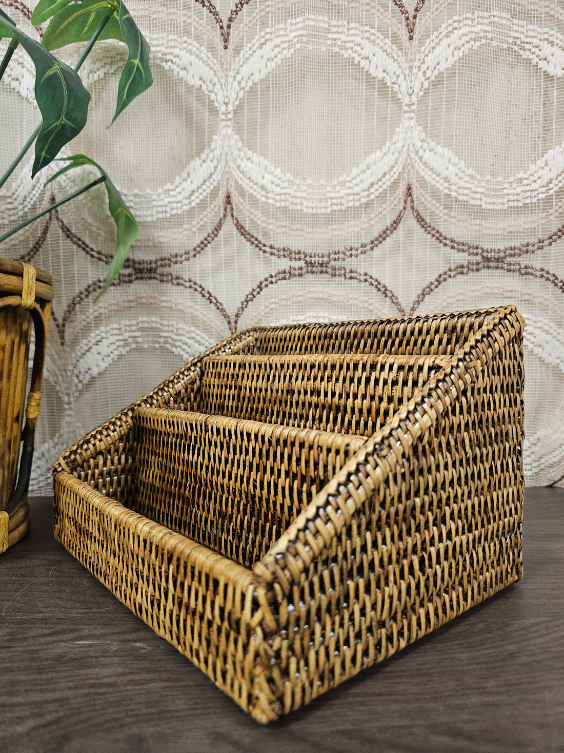 Birma rieten post organizer