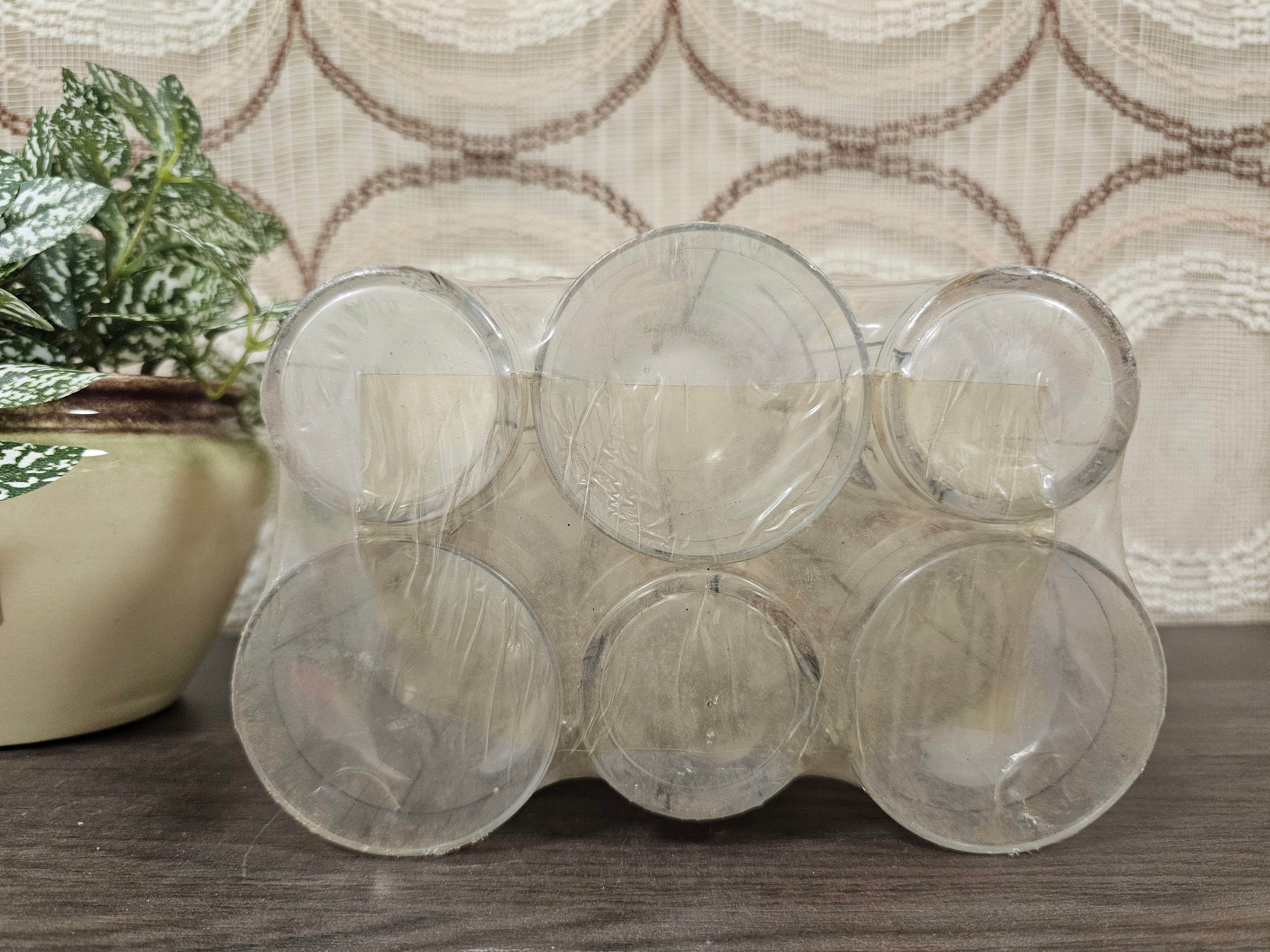 Vintage glazen met vogels