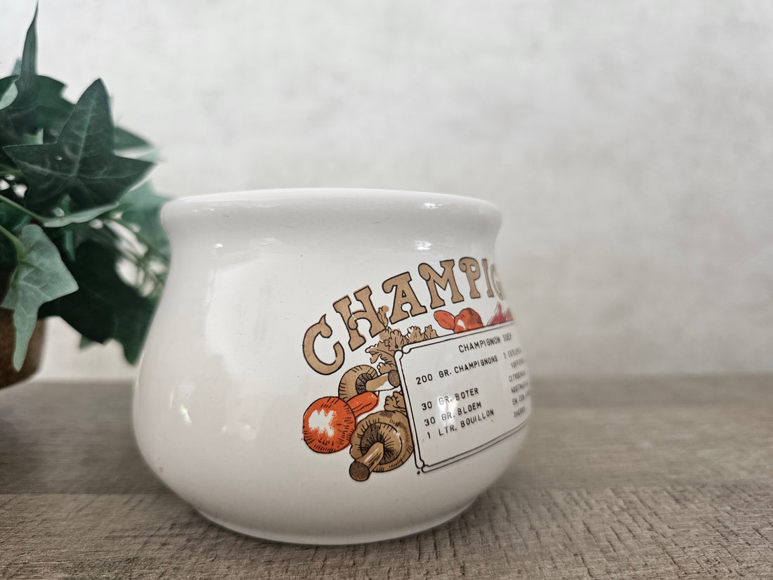 Soepkom champignonsoep met recept