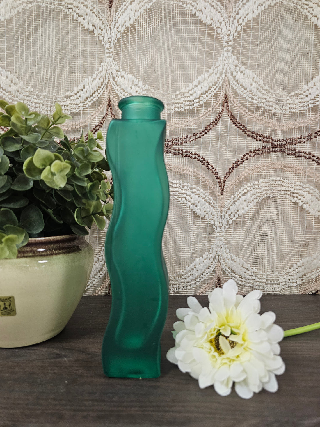 Ikea Skämt kronkel vaasje groen