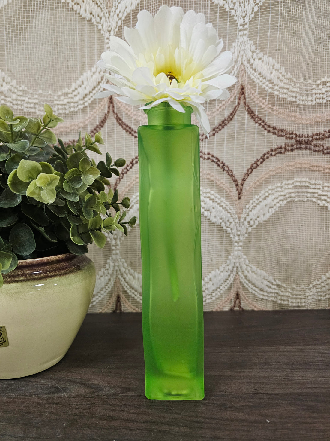 Ikea Skamt lichtgroen golvend vaasje