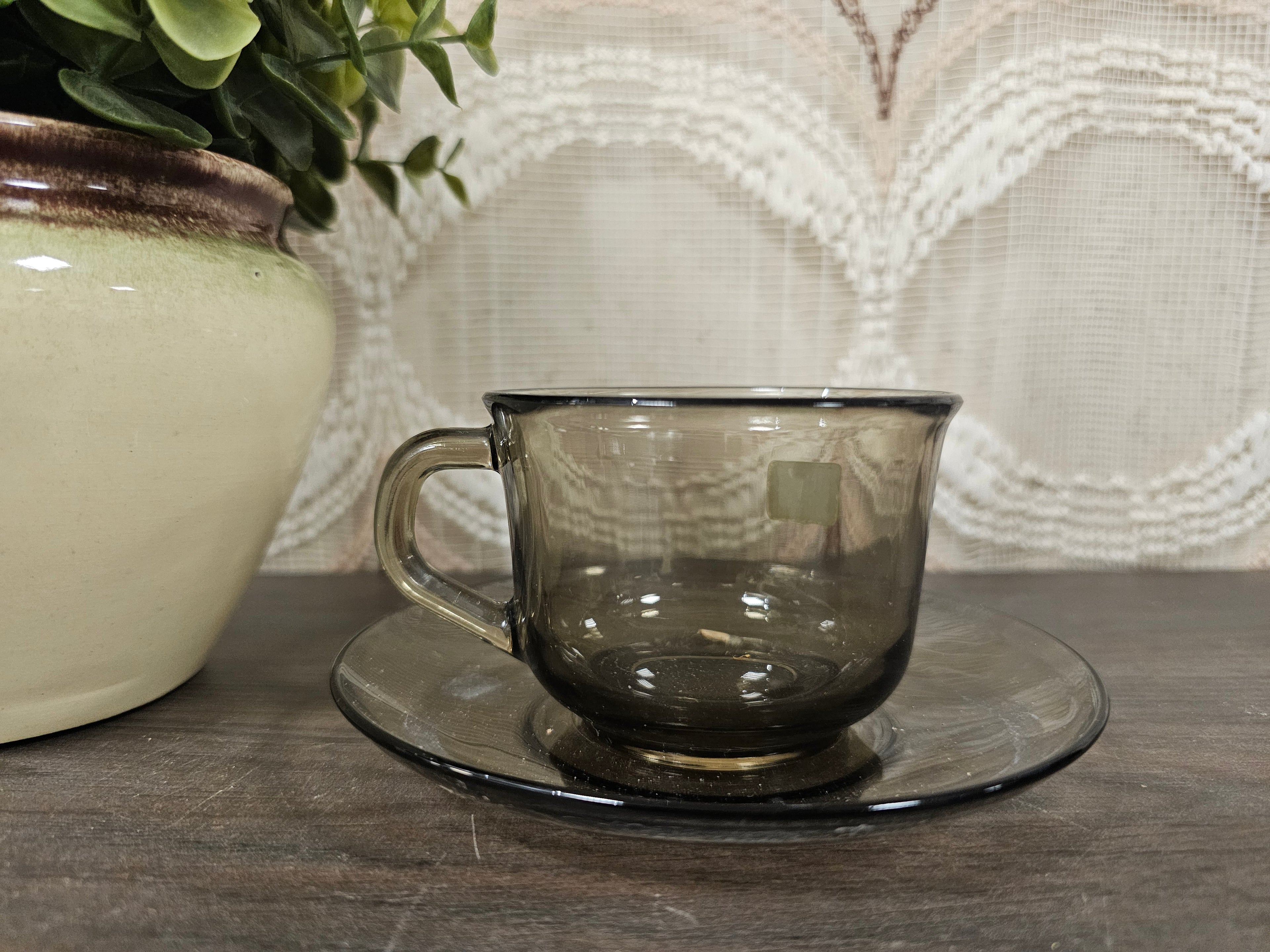 Arcoroc France rookglas kop en schotel