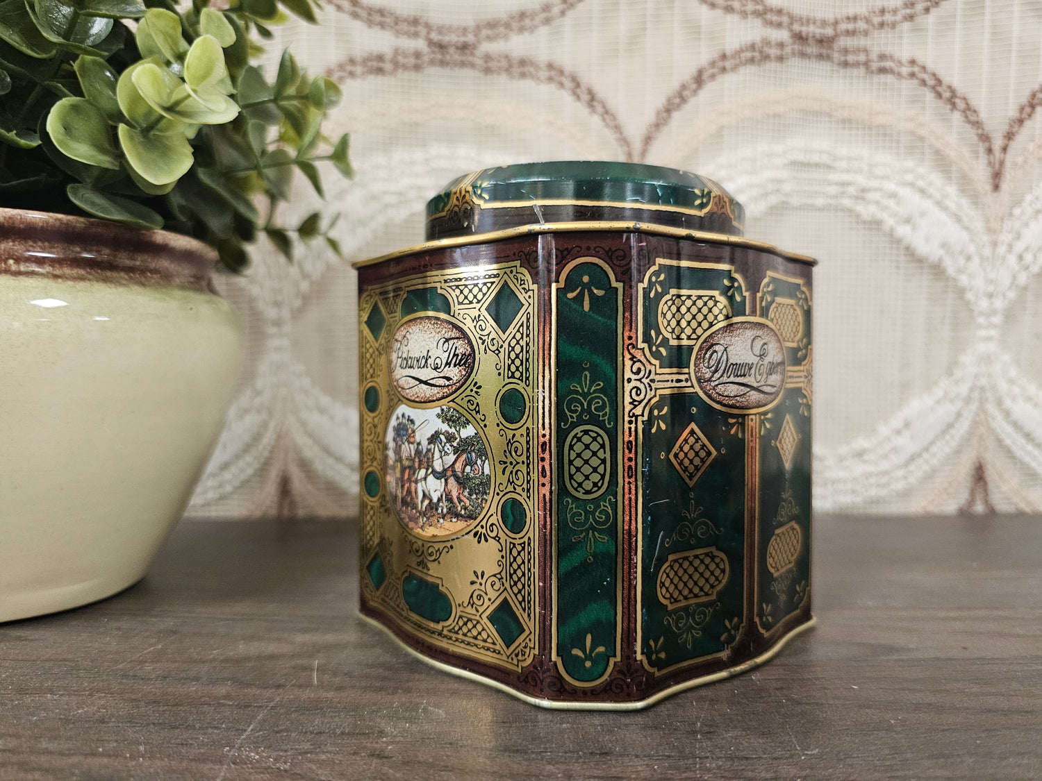 Douwe Egberts Pickwick thee blik groen