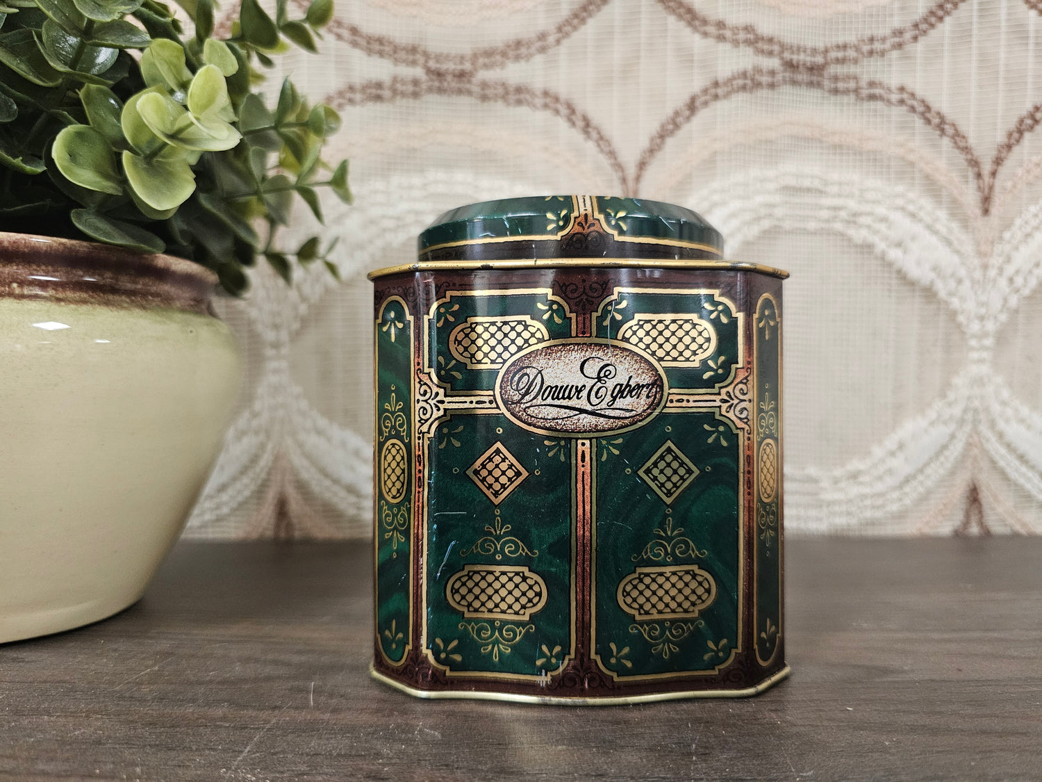 Douwe Egberts Pickwick thee blik groen