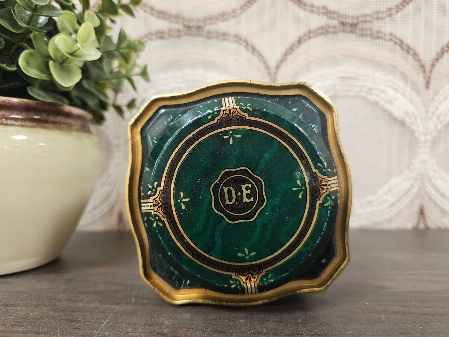 Douwe Egberts Pickwick thee blik groen