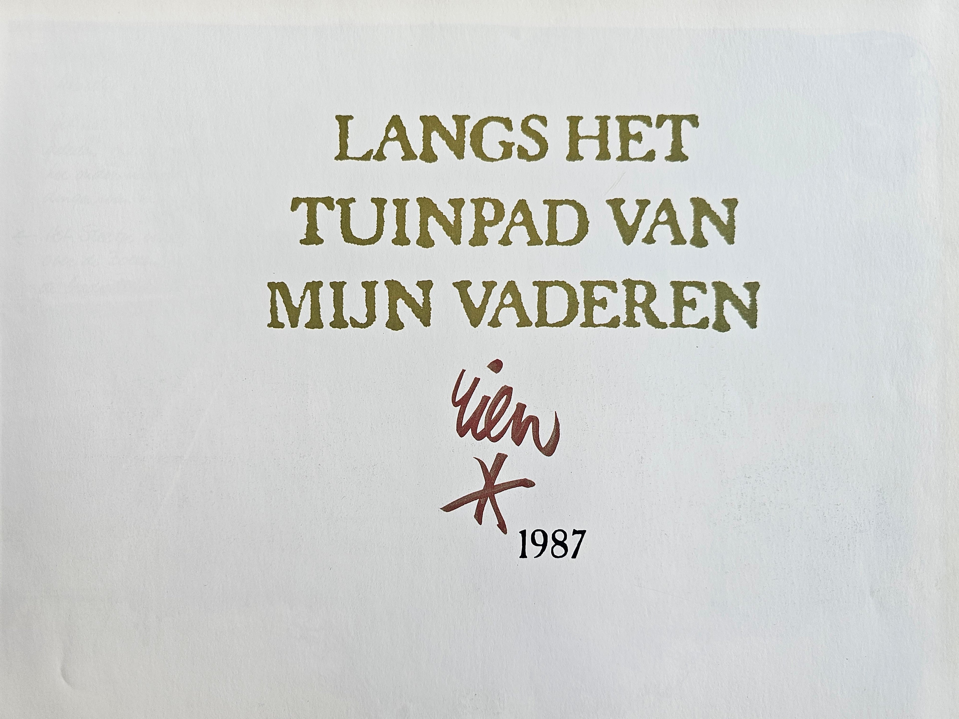 Rien Poortvliet Langs het tuinpad van mijn vaderen