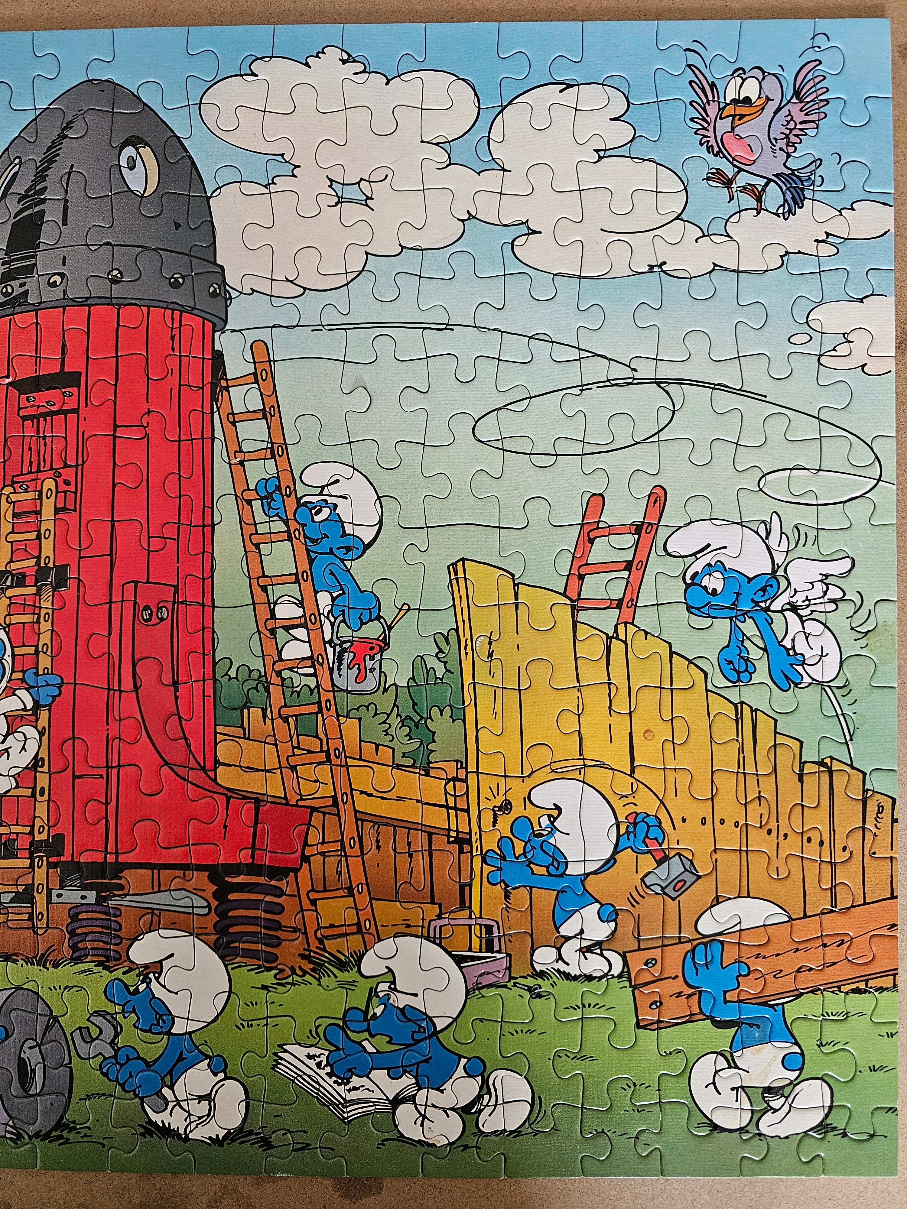 Ravensburger Smurfenpuzzel 1983 280 stukjes puzzel