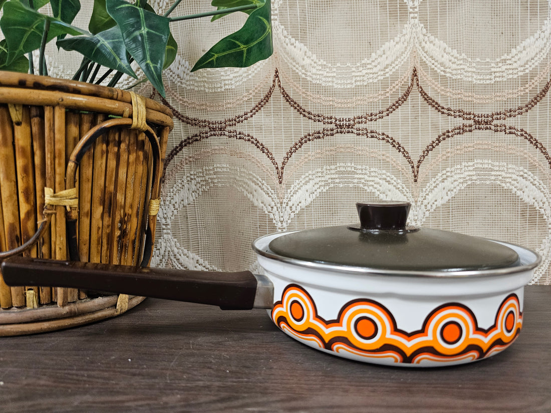 Brabantia Bayon hapjespan – 22 cm vintage pan