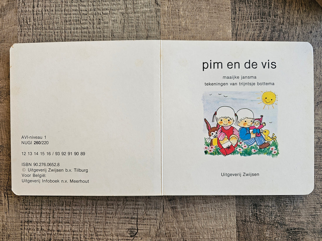 Botjes boek nr 2 Pim en de vis