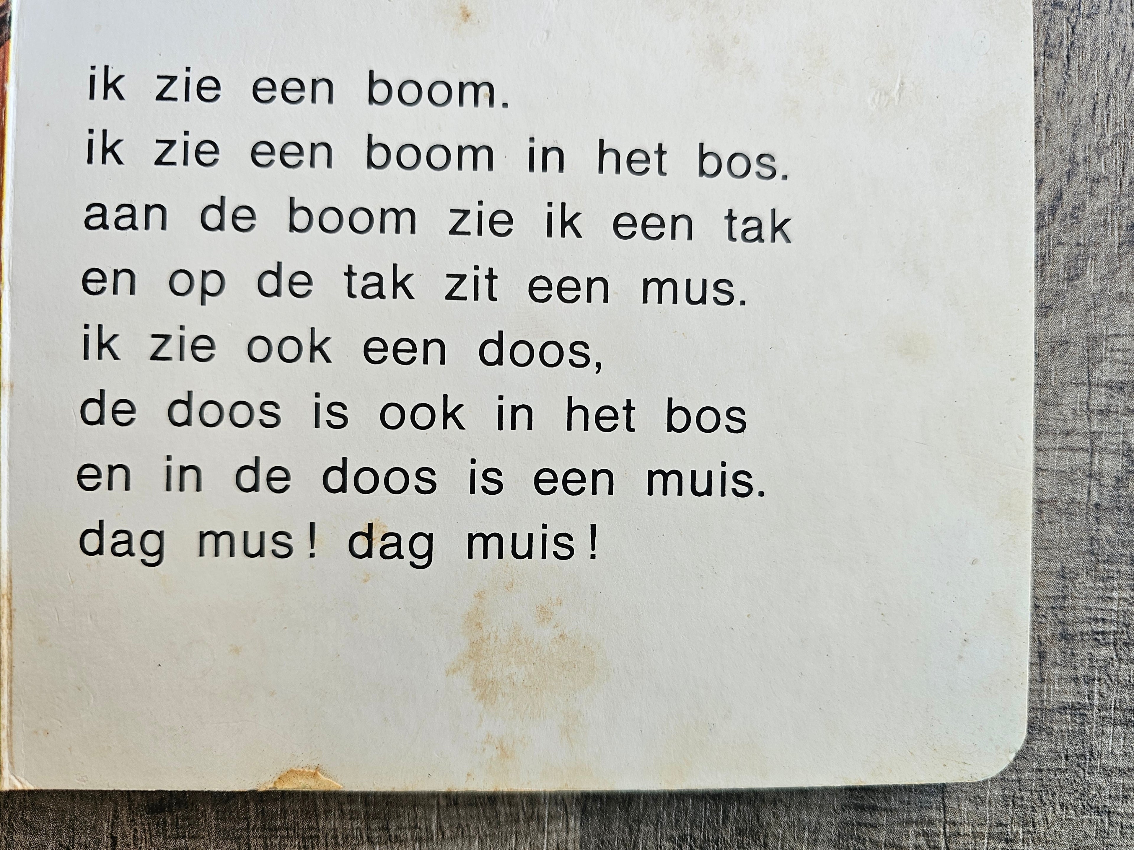 Botjes boekje 8 "de mus en de muis" vintage kinderboekje deel 8