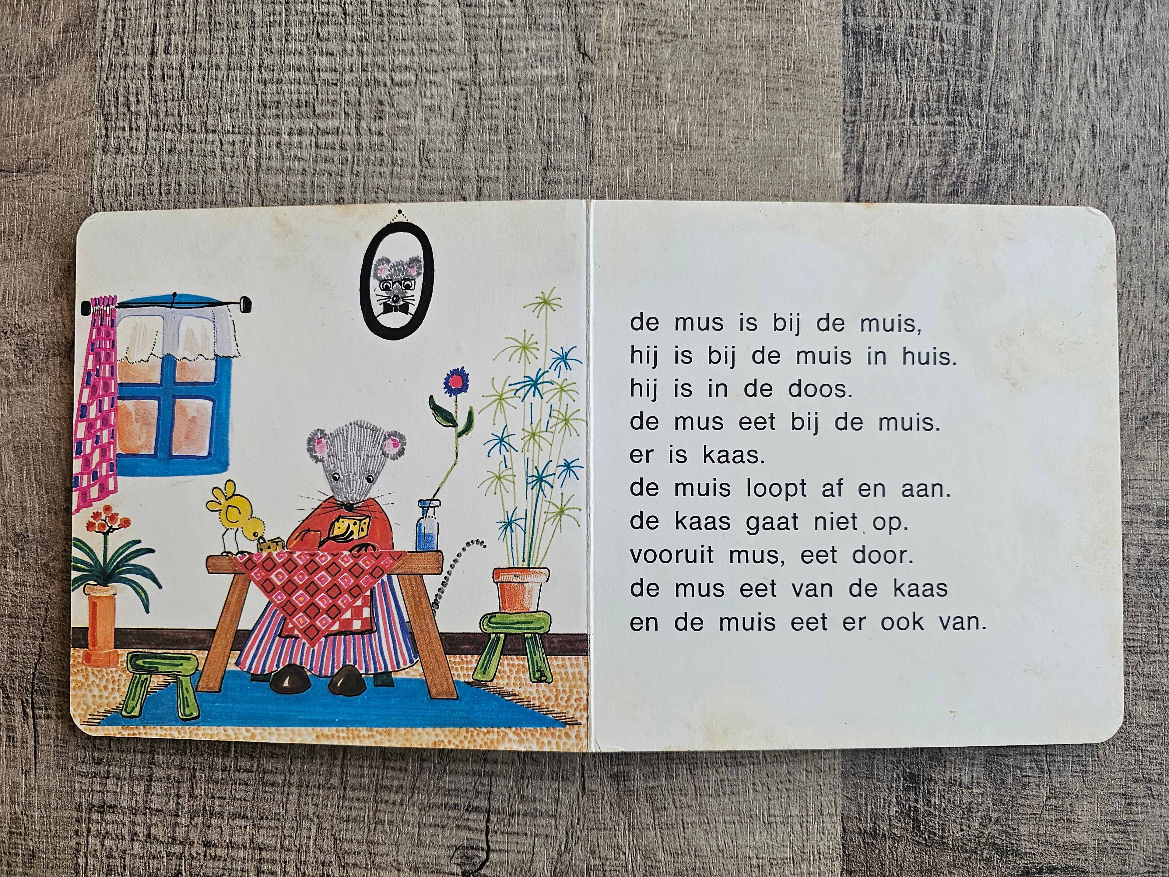 Botjes boekje 8 "de mus en de muis" vintage kinderboekje deel 8