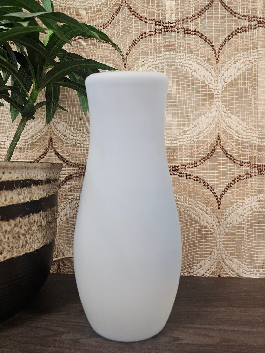 Ikea Mylonit glazen lamp blauw