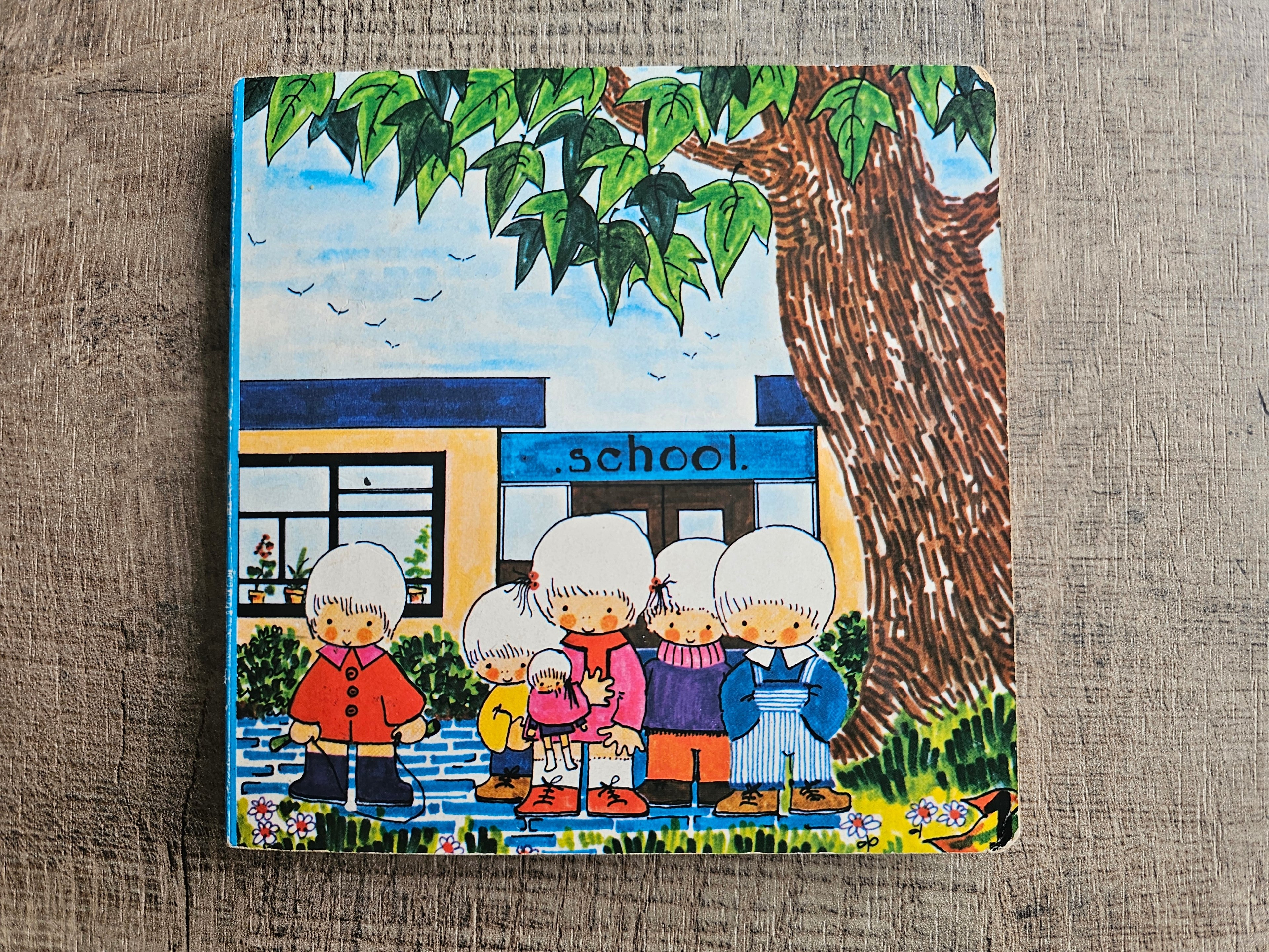 Botjes boekje 1 “op school” – vintage kinderboekje deel 1