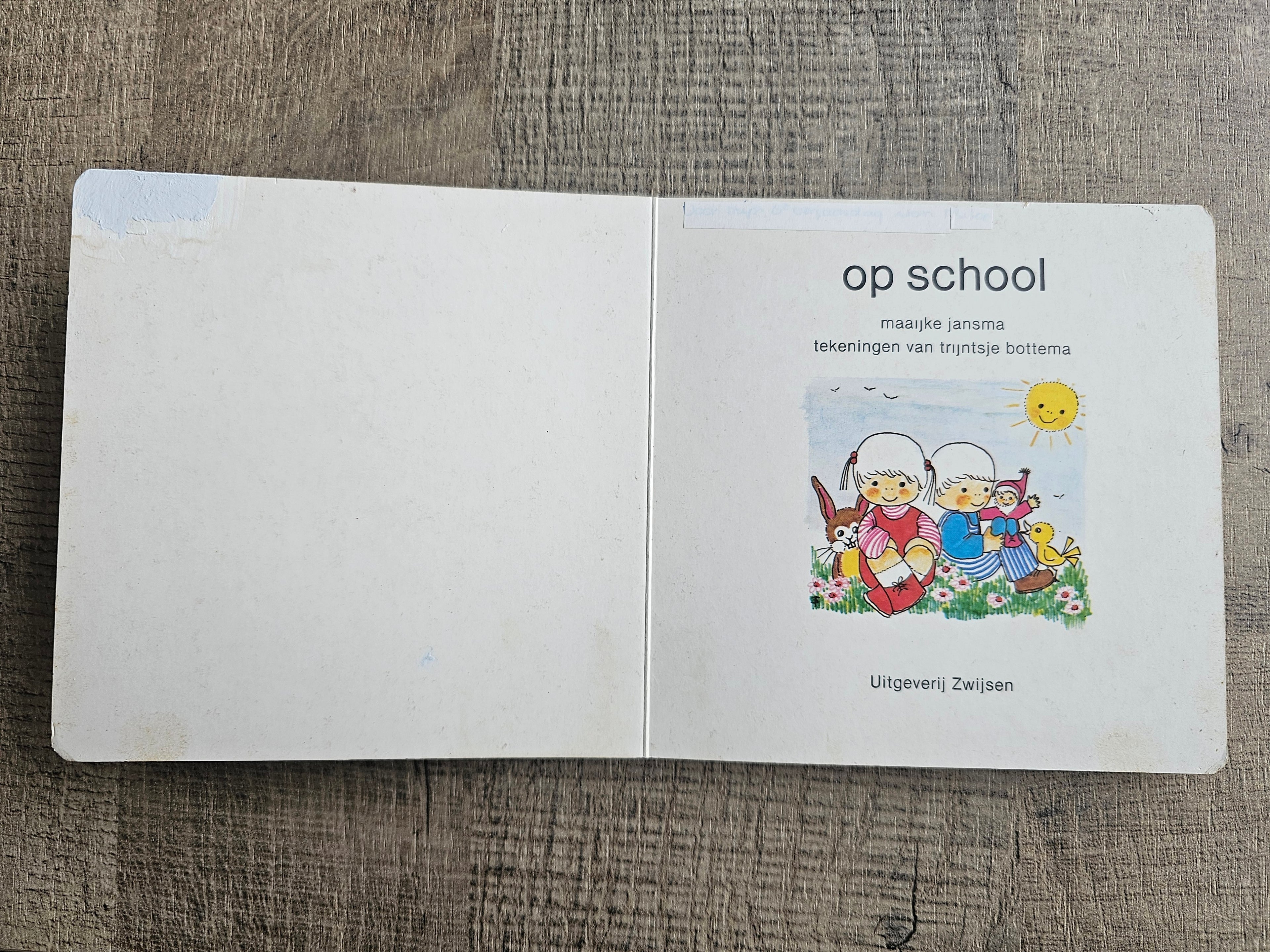 Botjes boekje 1 “op school” – vintage kinderboekje deel 1