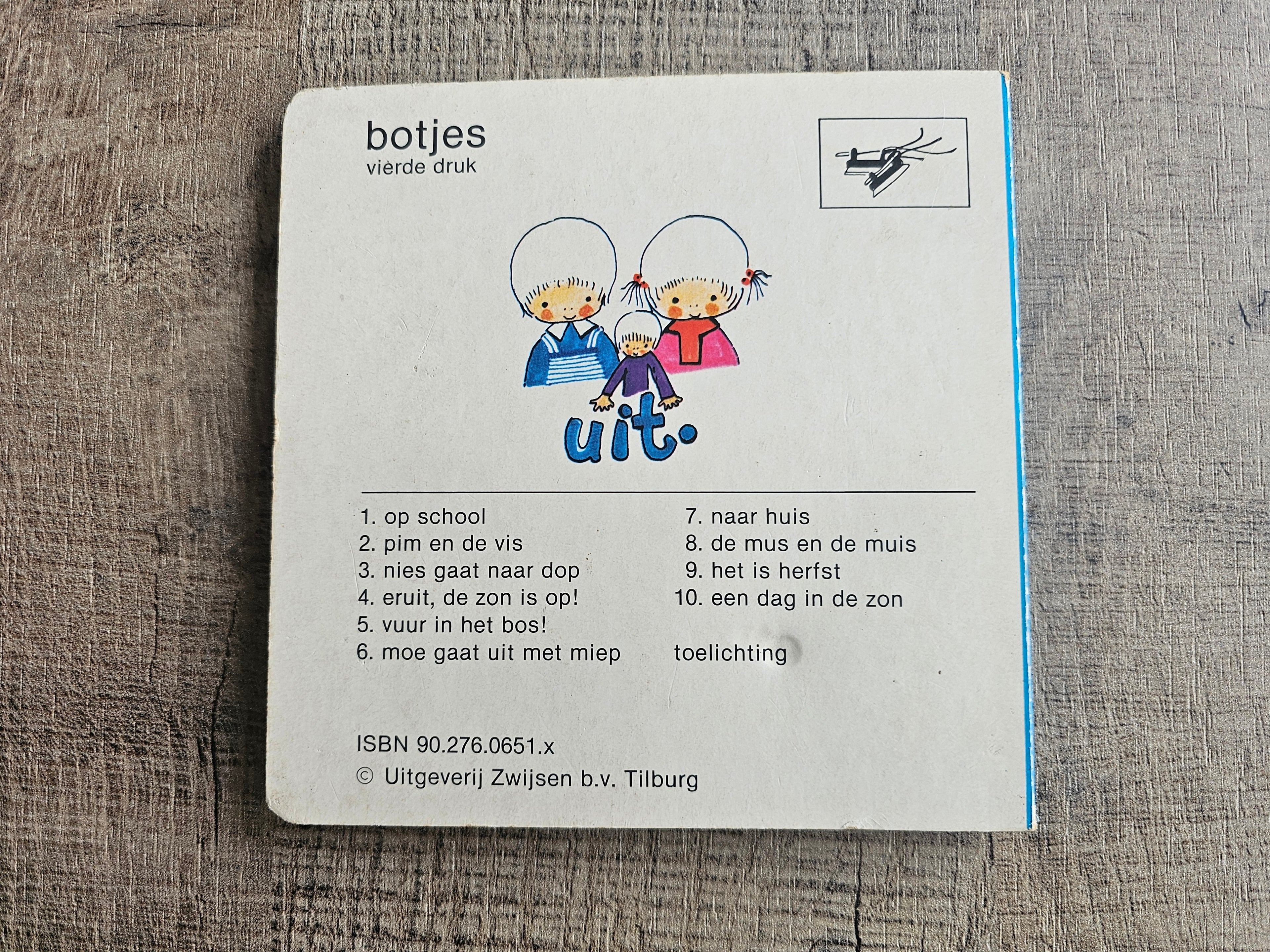 Botjes boekje 1 “op school” – vintage kinderboekje deel 1