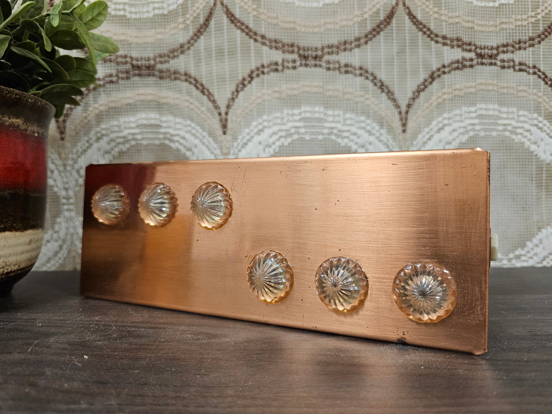 Messing wandlampje met sterren