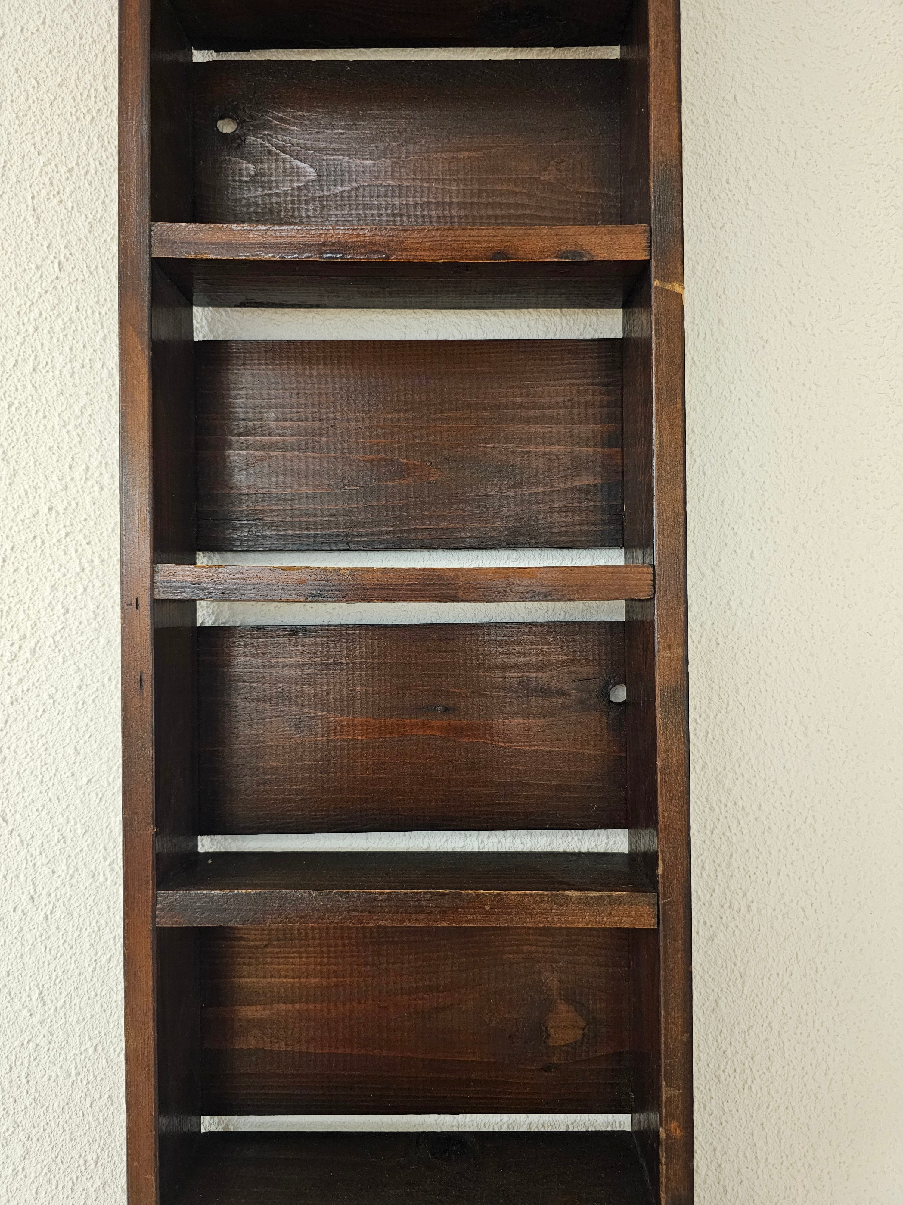 Houten bakstenen mal decoratief wandrek
