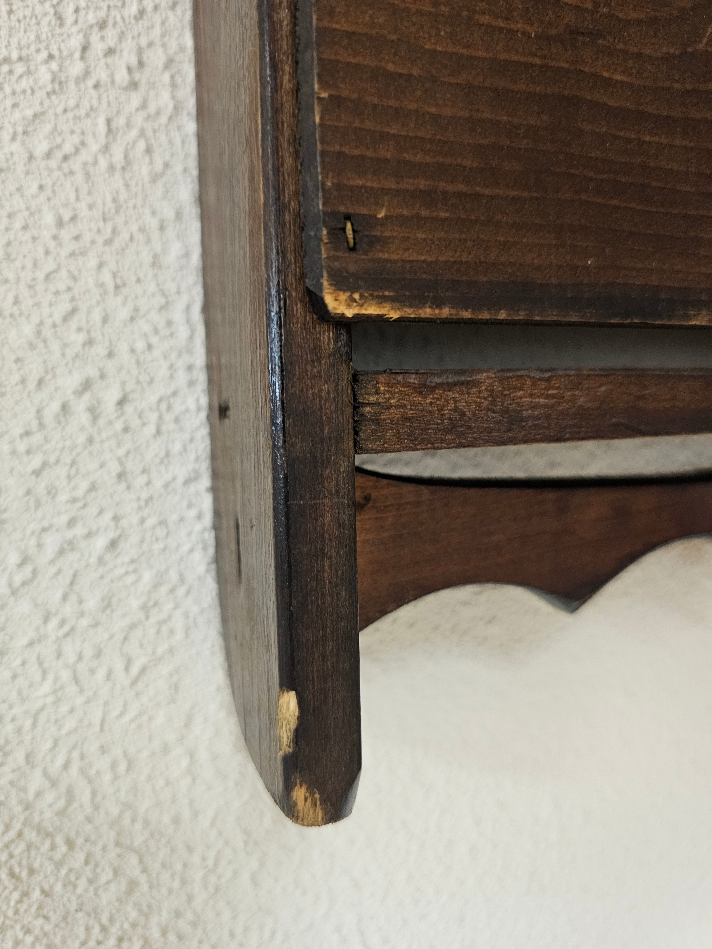 Houten bakstenen mal decoratief wandrek