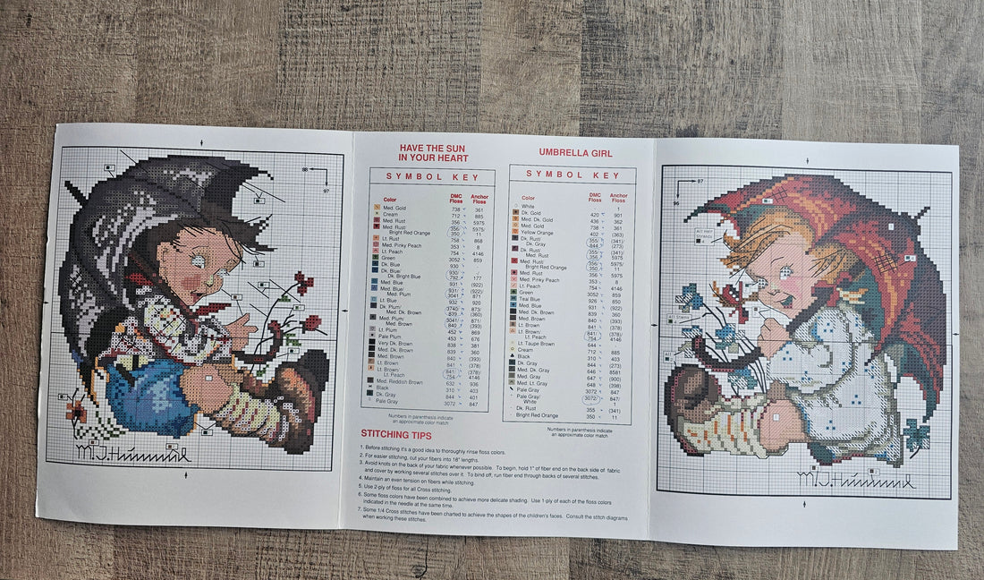 Hummel borduurpatroon kruissteek Ready for rain