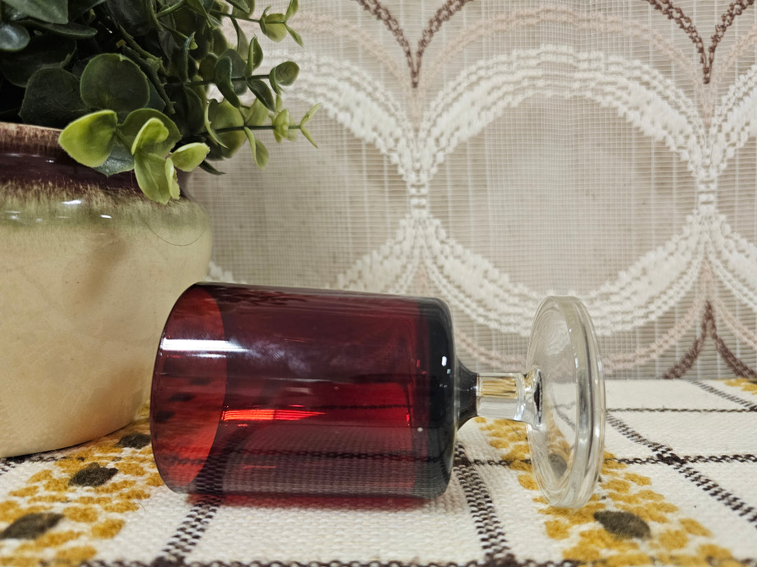 Luminarc France borrelglas rood