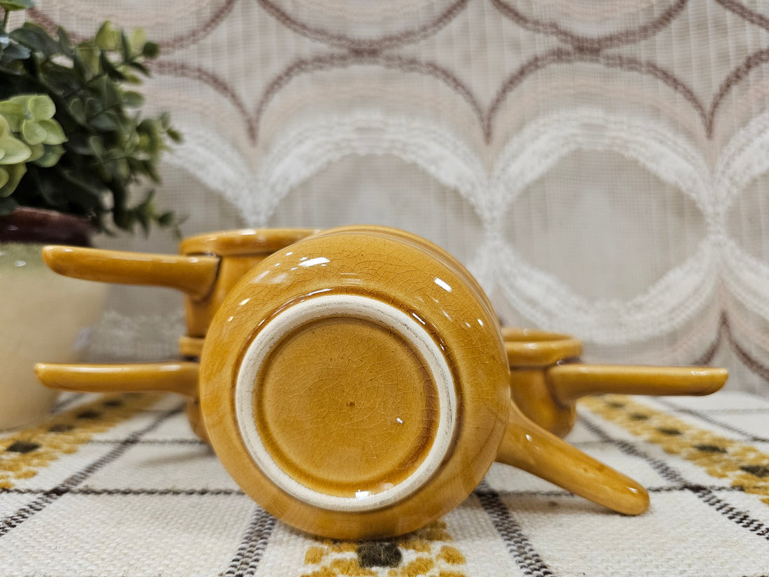 Snackschaaltjes caramel bruin