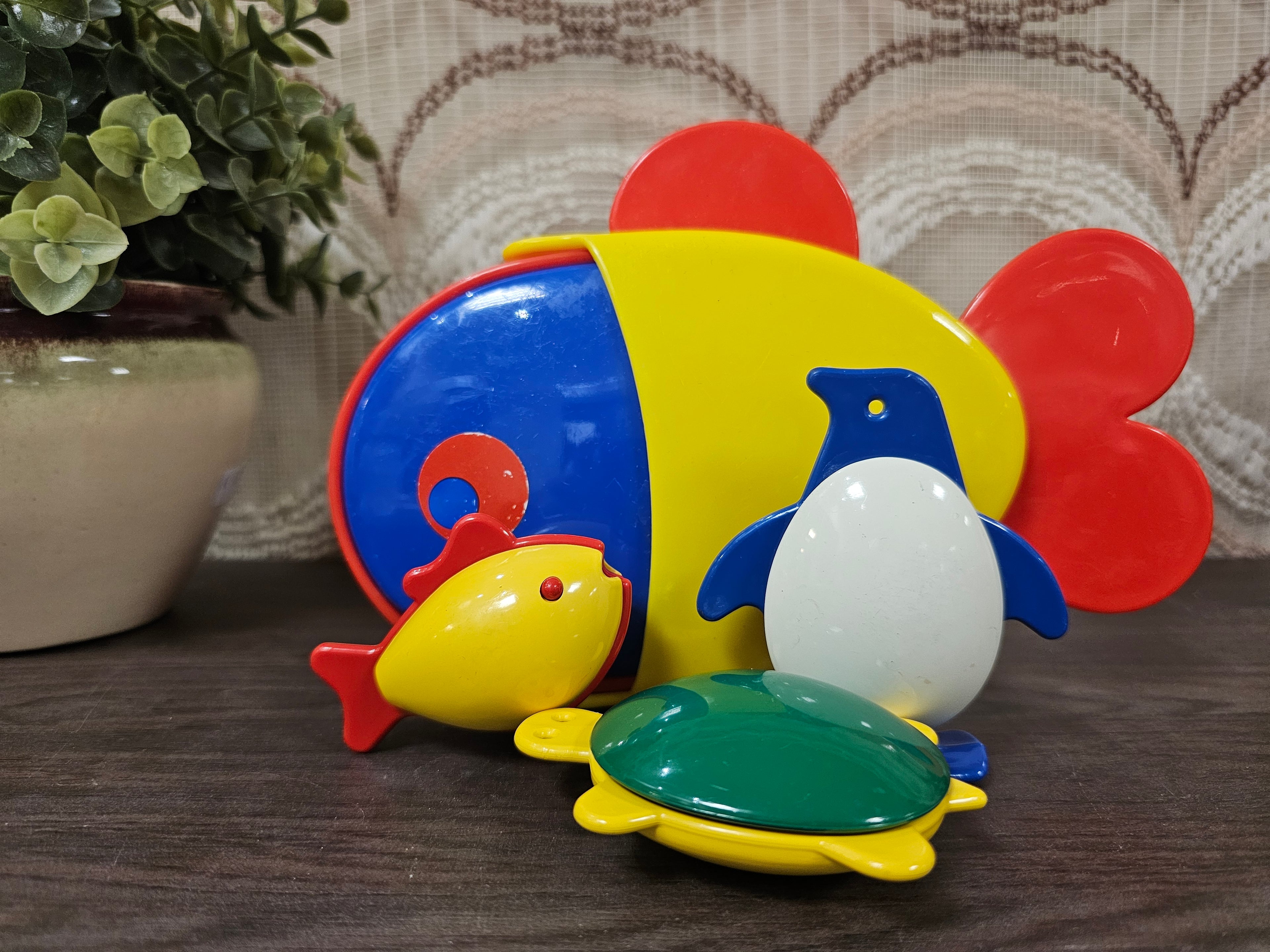 Ambi Toys badspeelgoed vis met vriendjes