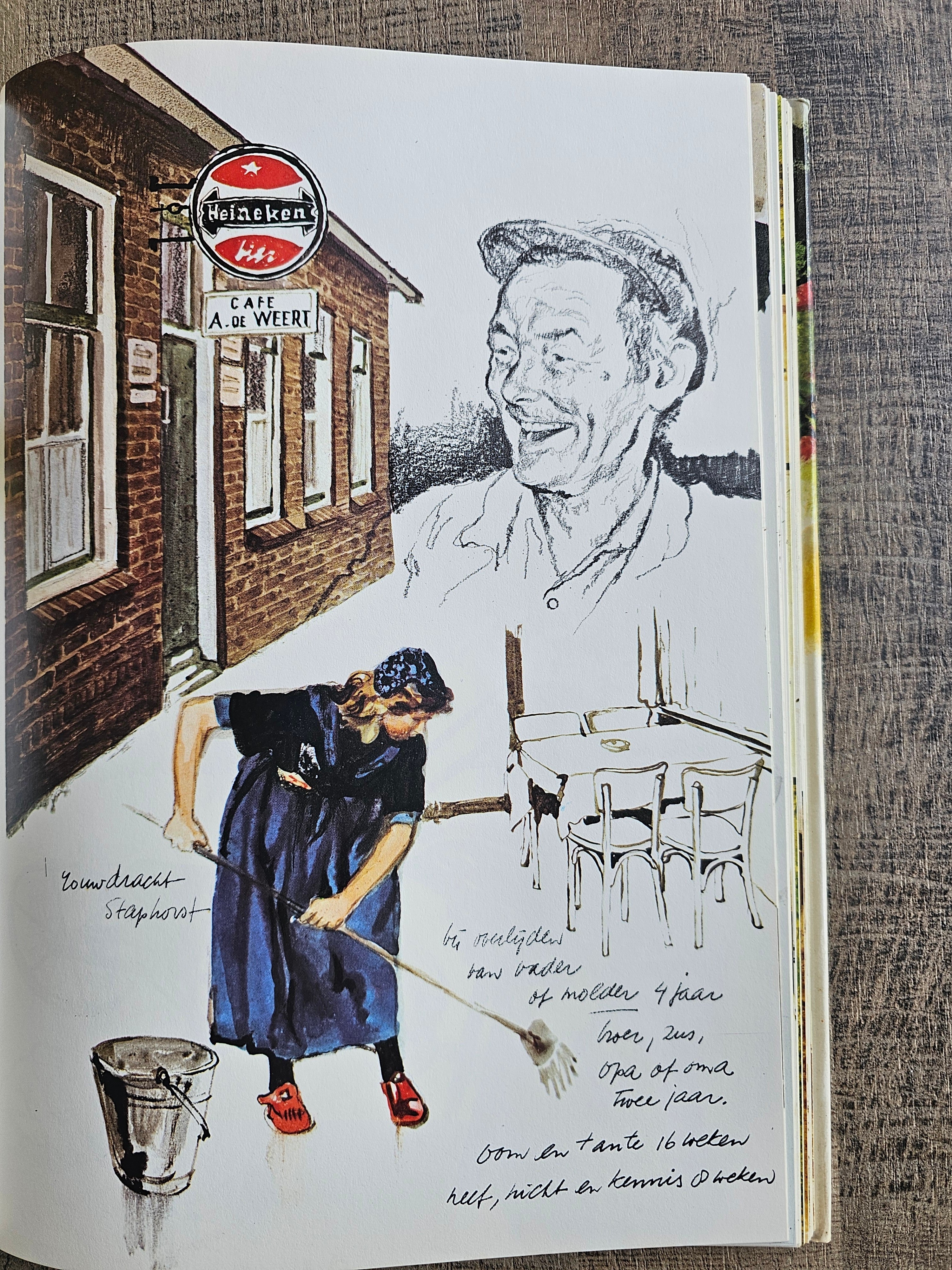 Rien Poortvliet hardcover boek Te hooi en te gras