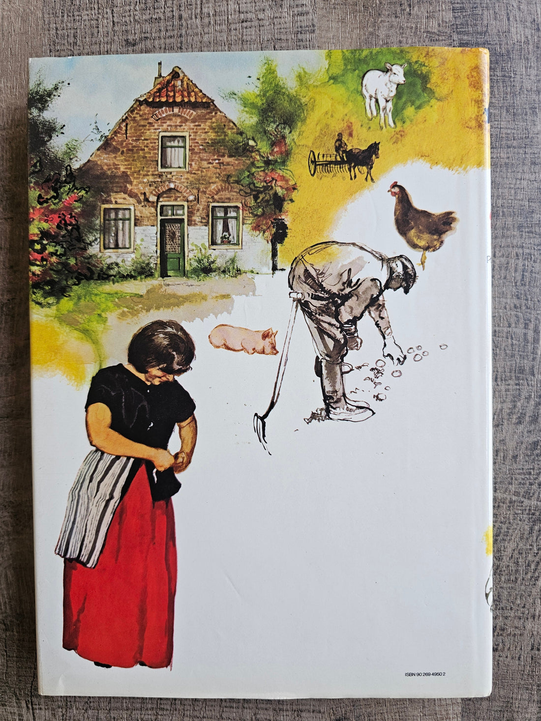 Rien Poortvliet hardcover boek Te hooi en te gras