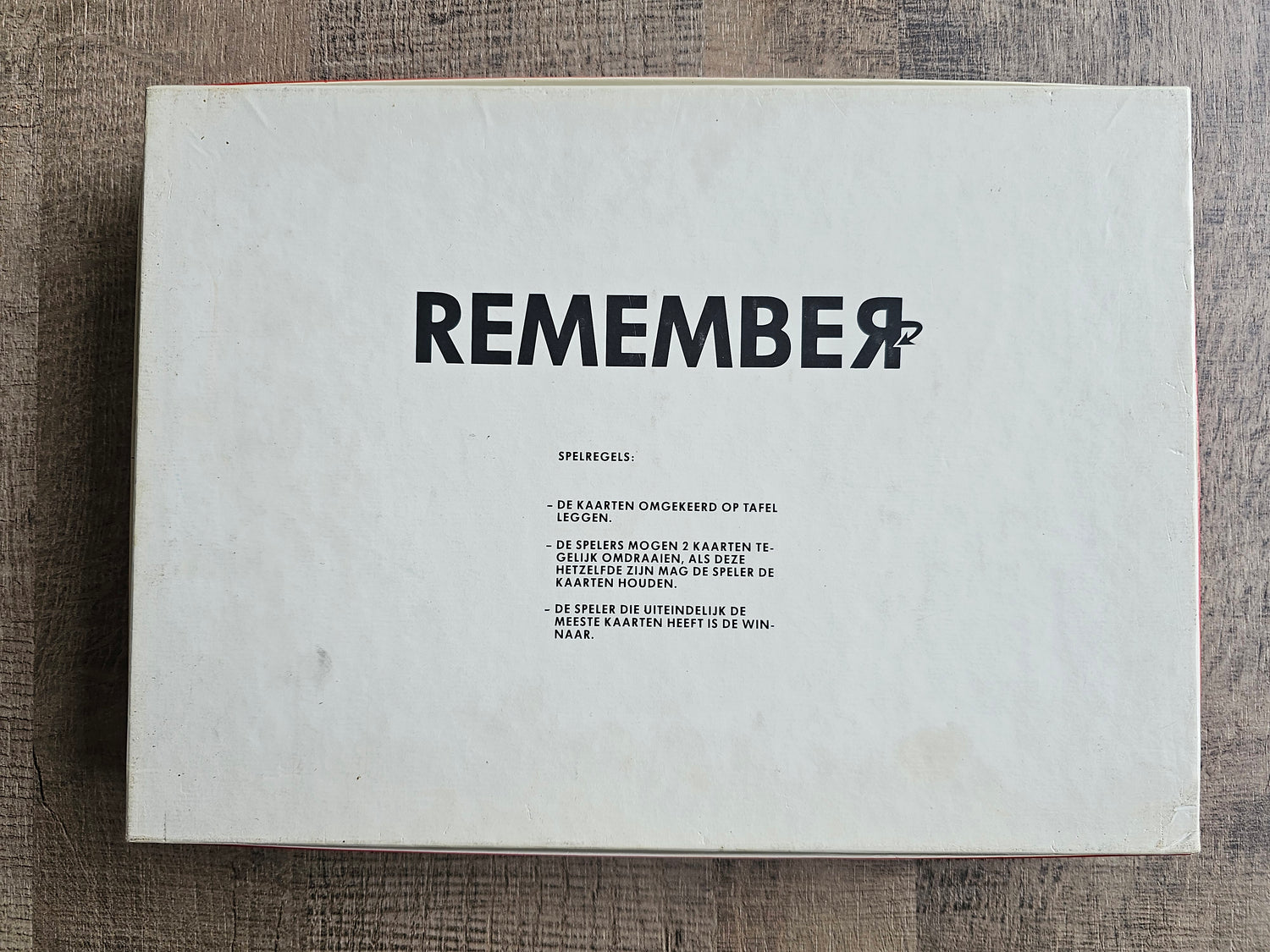 Vintage Hema Remember 1987 geheugenspel memory